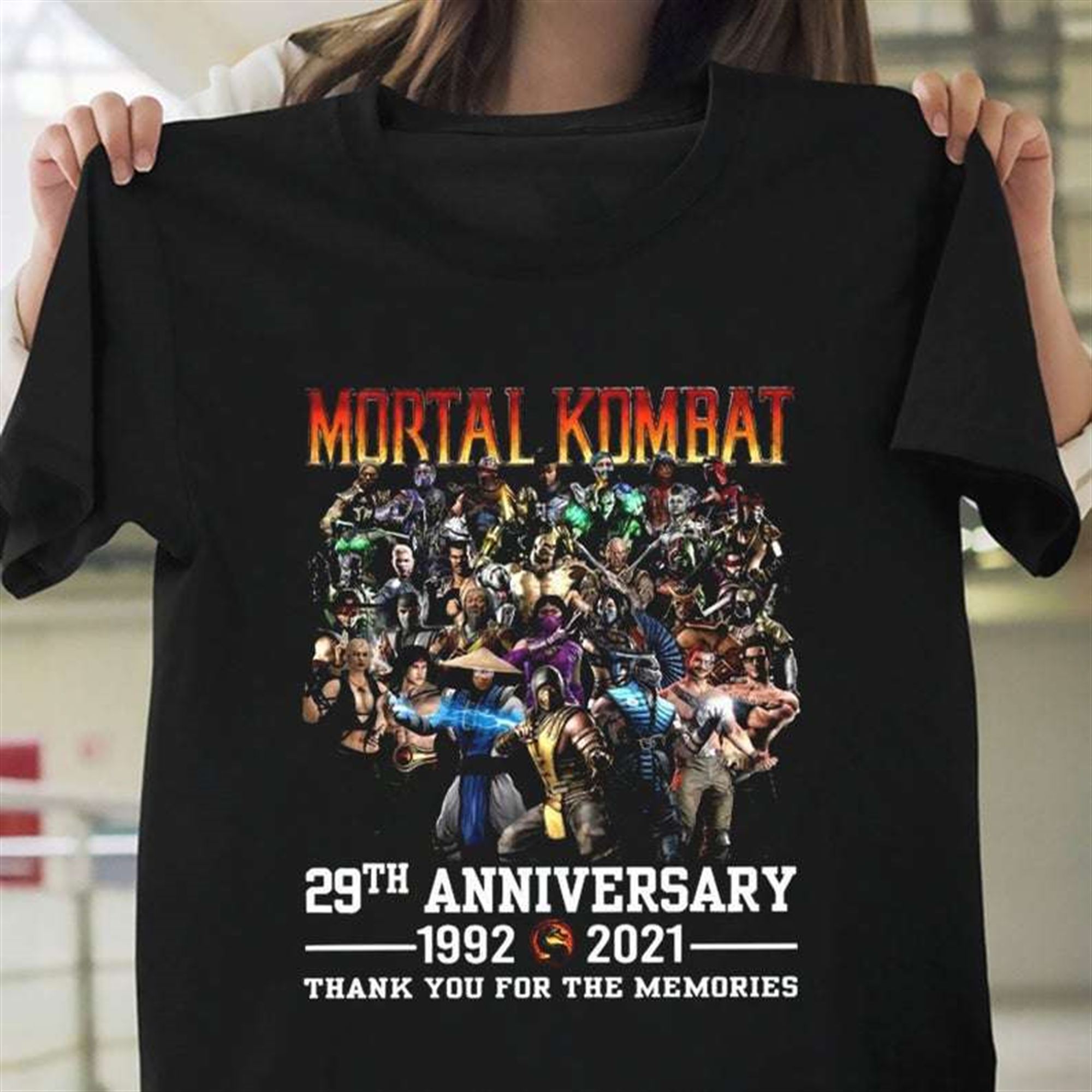 Mortal Kombat 29th Anniversary 1992-2021 T-shirt Size Up To 5xl