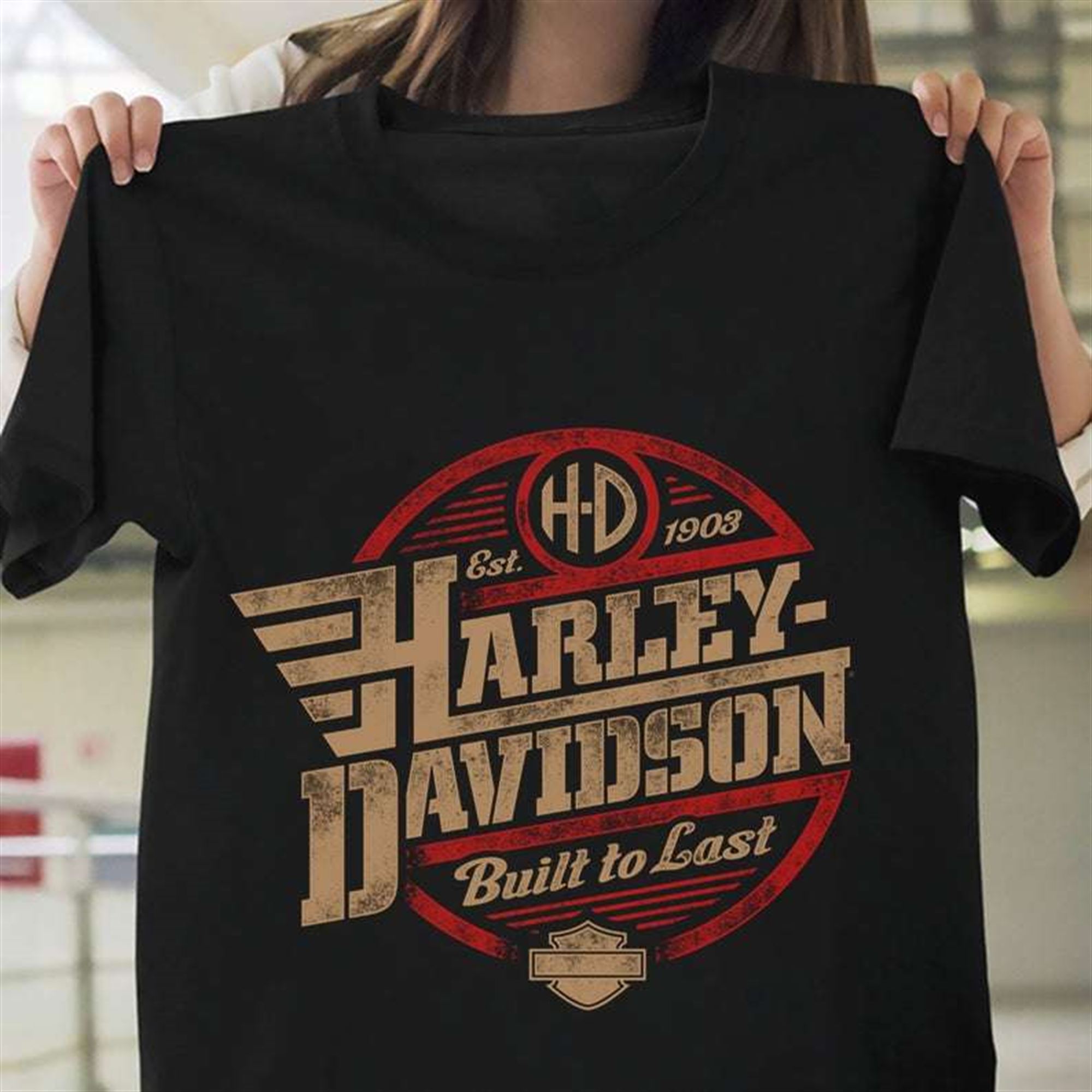 Rare Vintage Harley-davidson T-shirt Full Size Up To 5xl