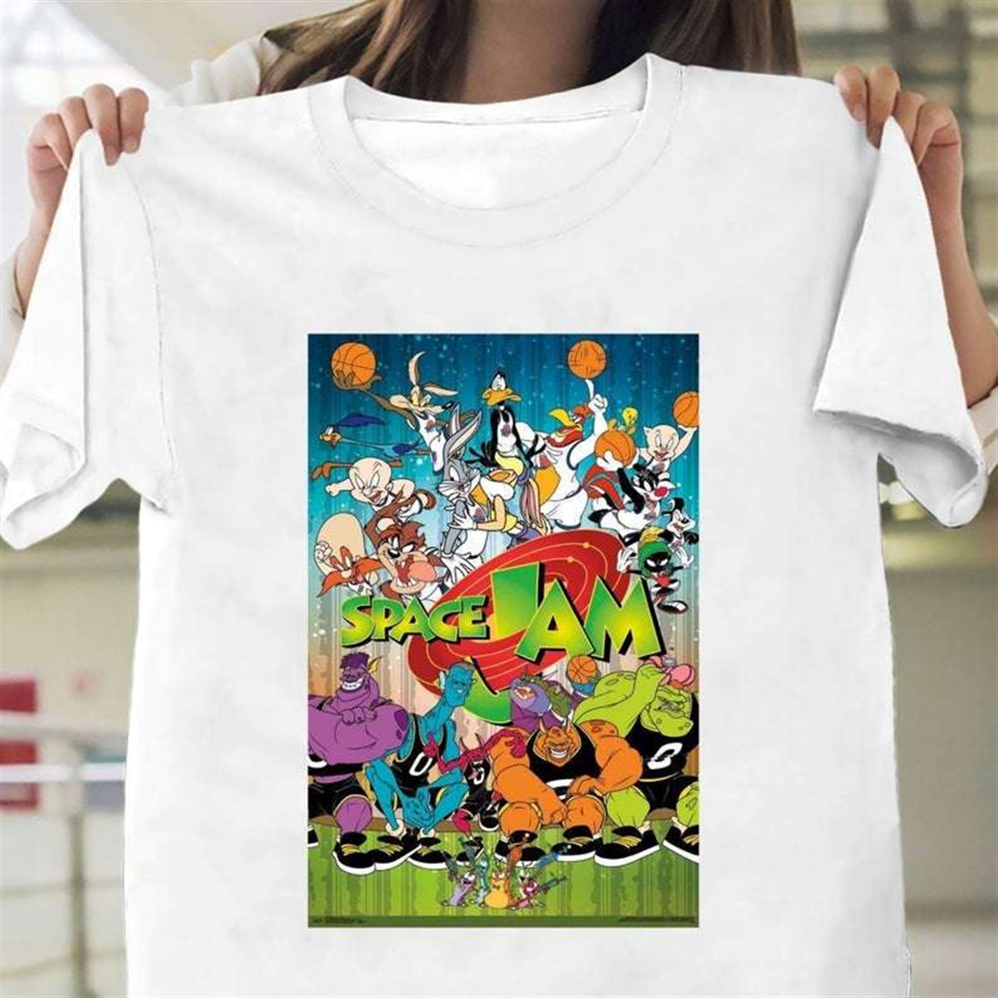 Space Jam Famous Cartoon 3d Design T Shirt Size Up To 5xl