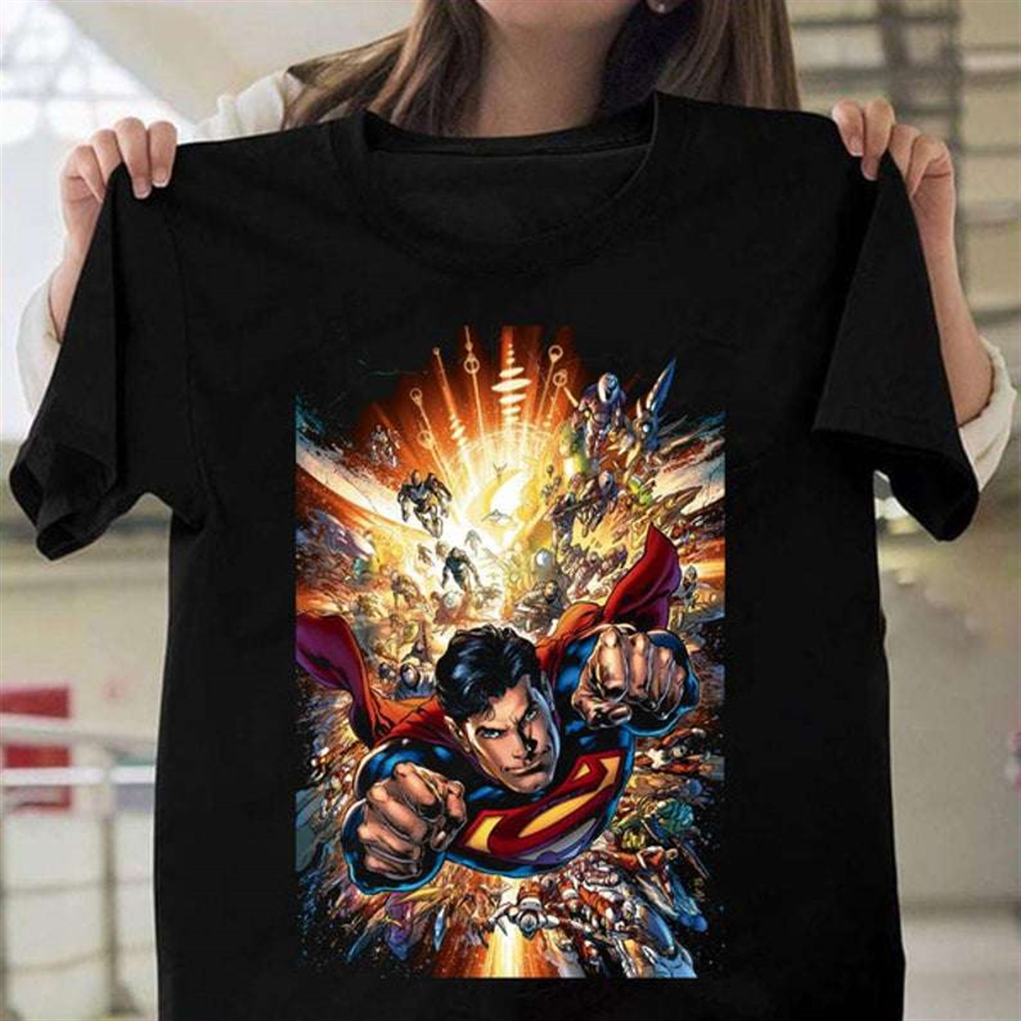 Superman Dc Comics T Shirt Plus Size Up To 5x