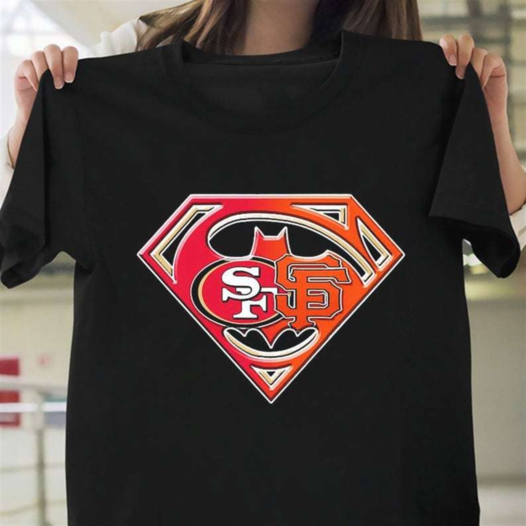 Superman San Francisco 49ers And San Francisco Giants T-shirt Size Up To 5xl