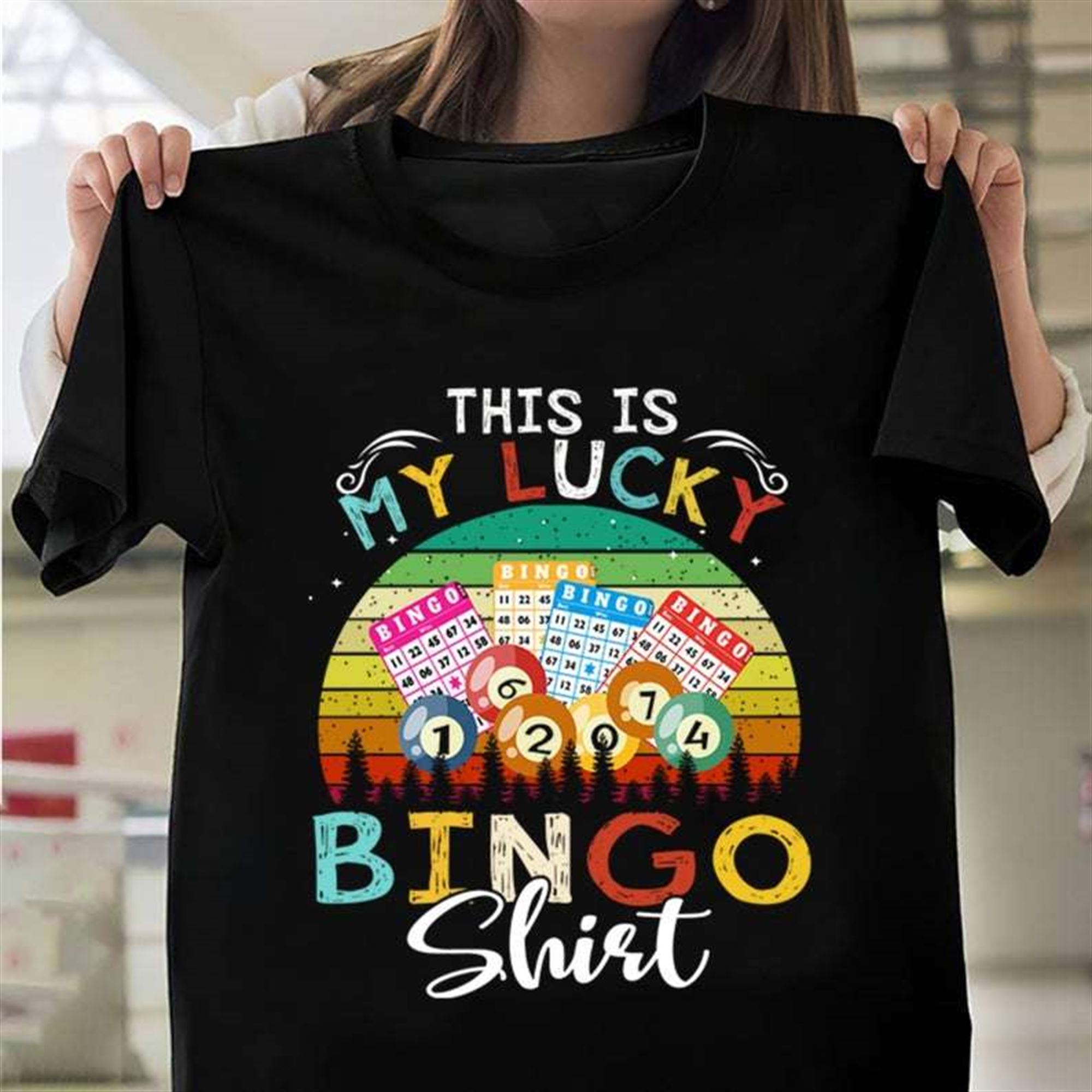 This Is My Lucky Bingo T-shirt Full Size Up To 5xl