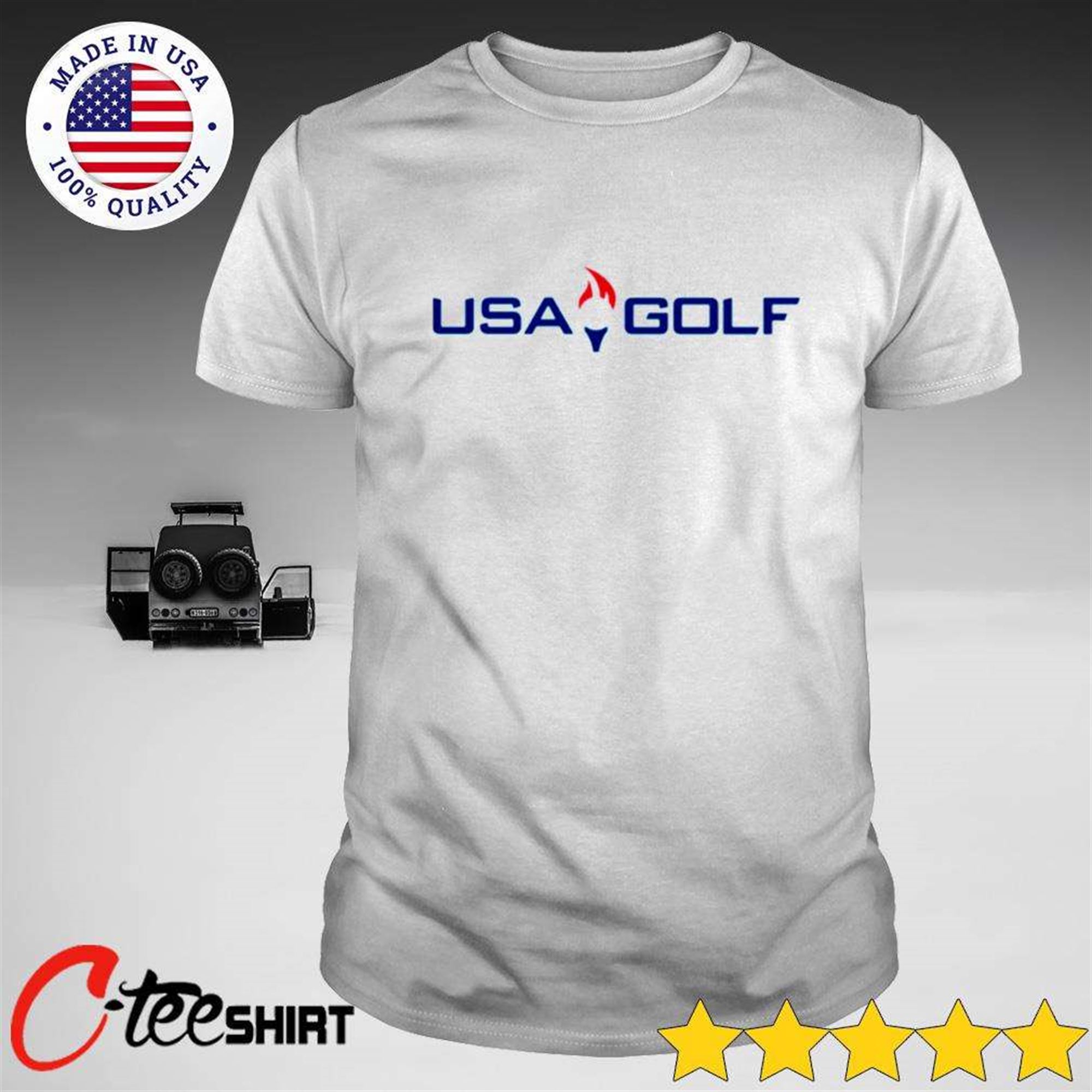 Usa Olympic Golf 2021 T-shirt Size Up To 5xl