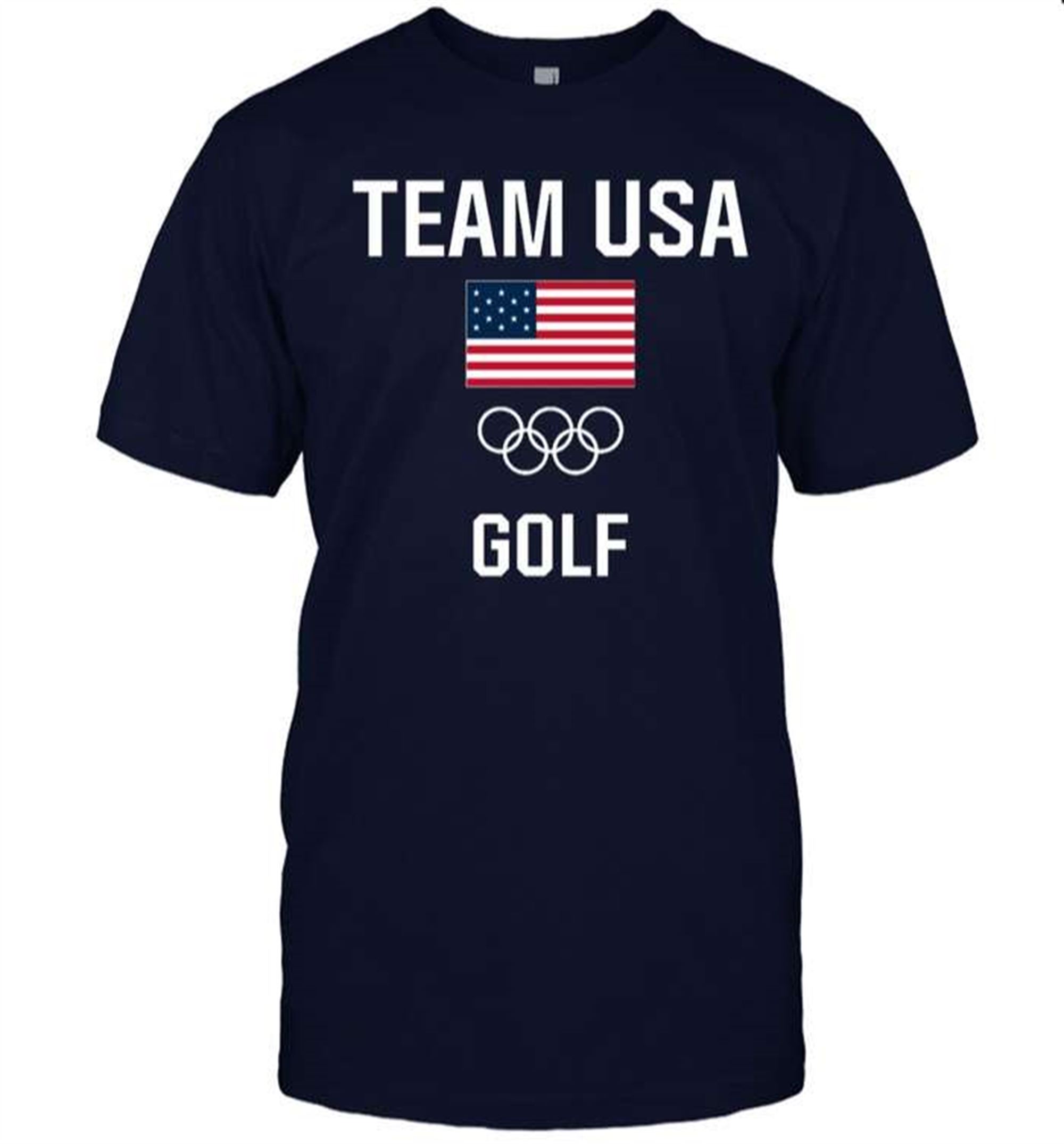 Usa Olympic Golf Team T-shirt Size Up To 5xl