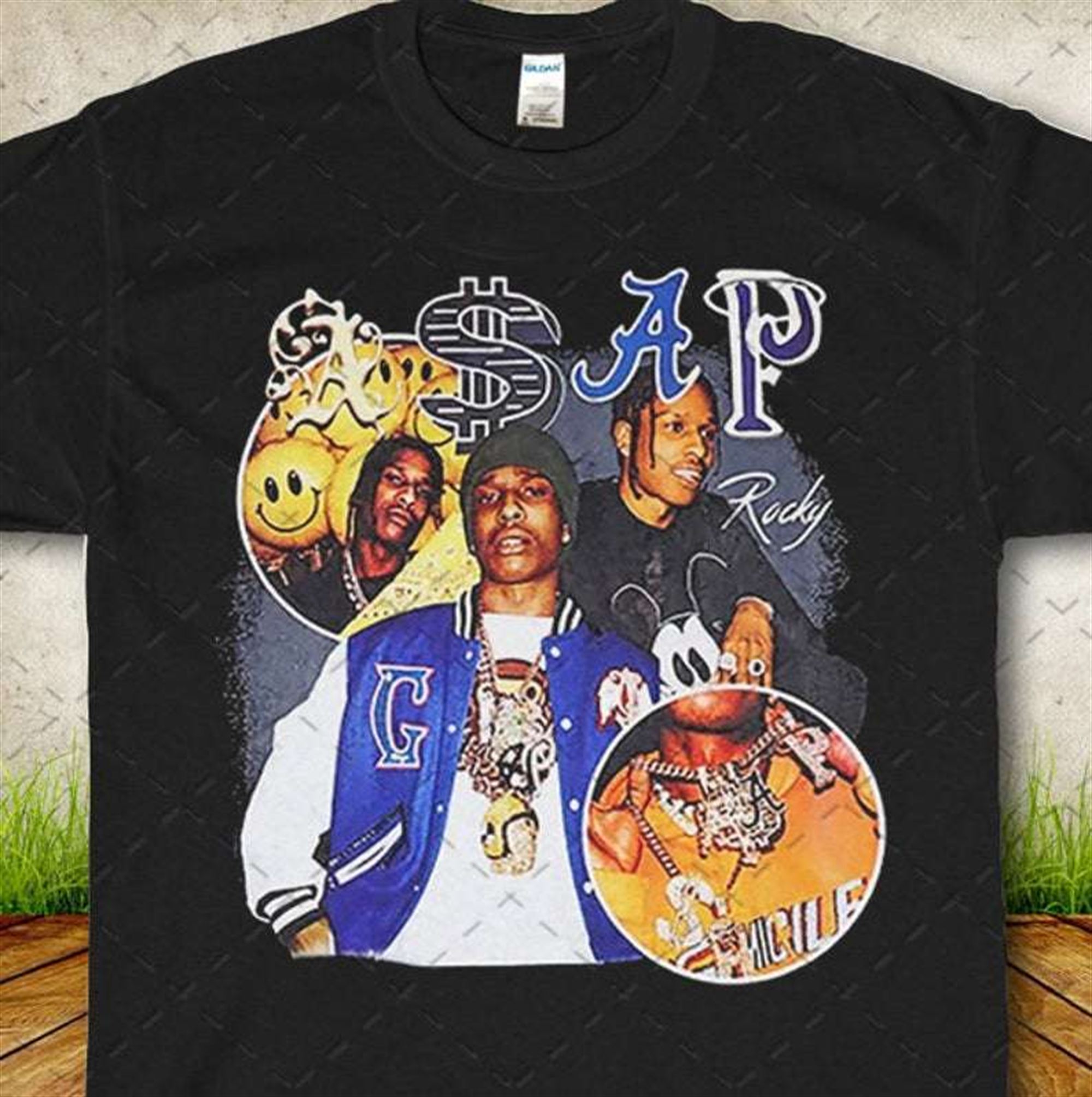 Asap Rocky Rap T Shirt Plus Size Up To 5xl