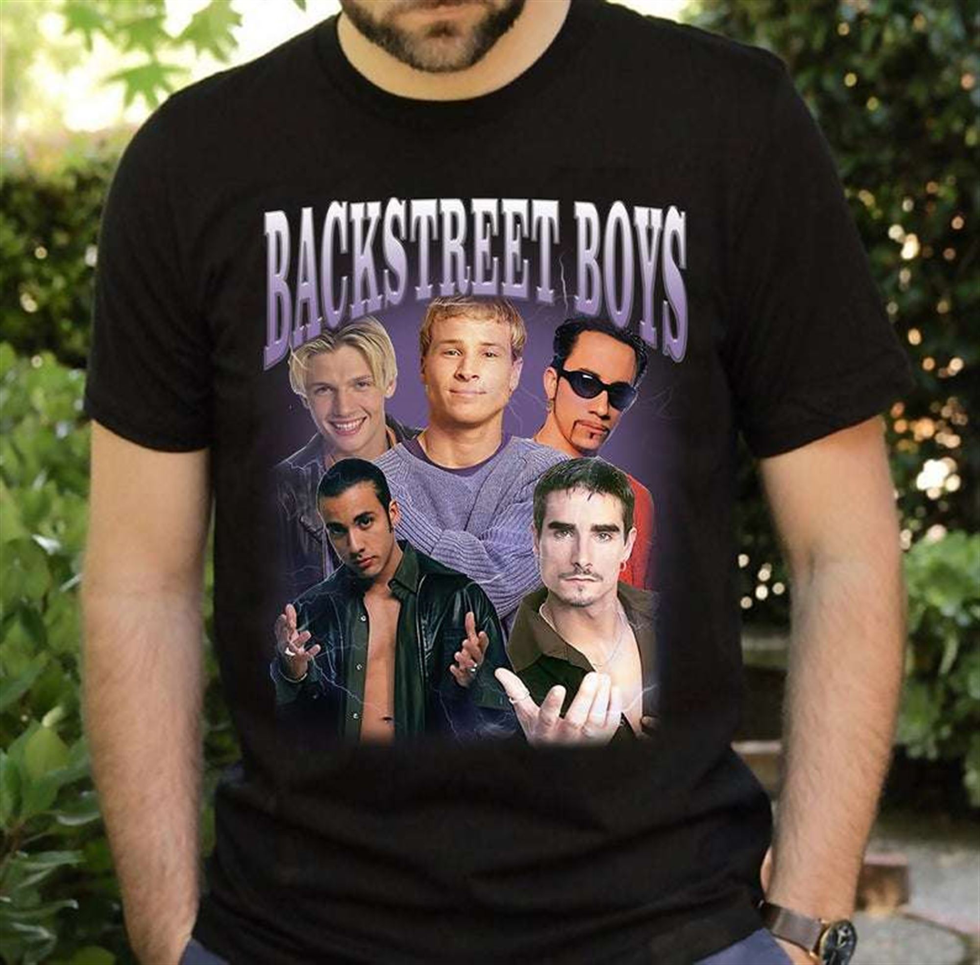 Backstreet Boys Band Vintage 90s Music T Shirt Plus Size Up To 5xl