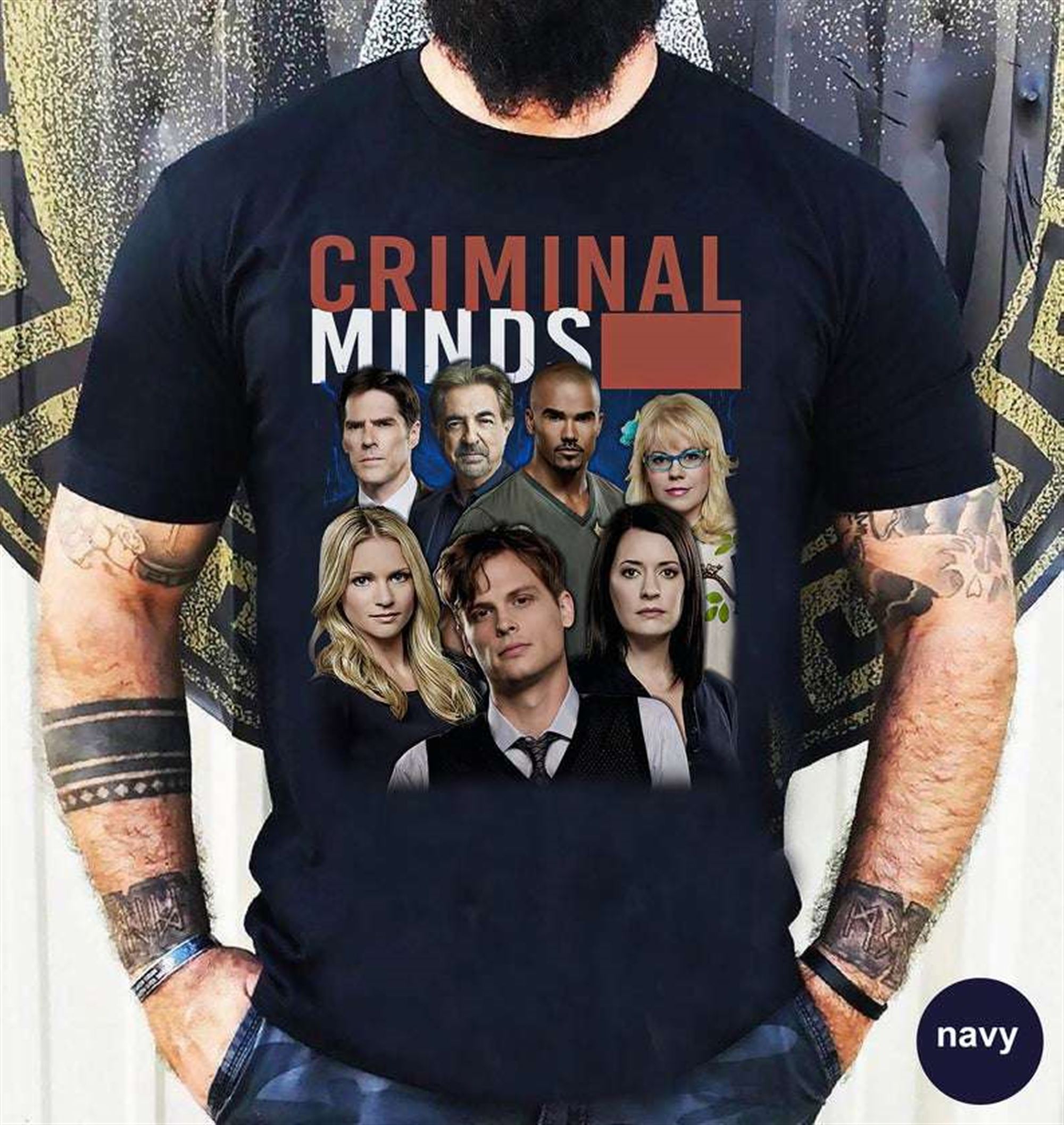 Criminal Minds Vintage Classic Unisex T Shirt Full Size Up To 5xl