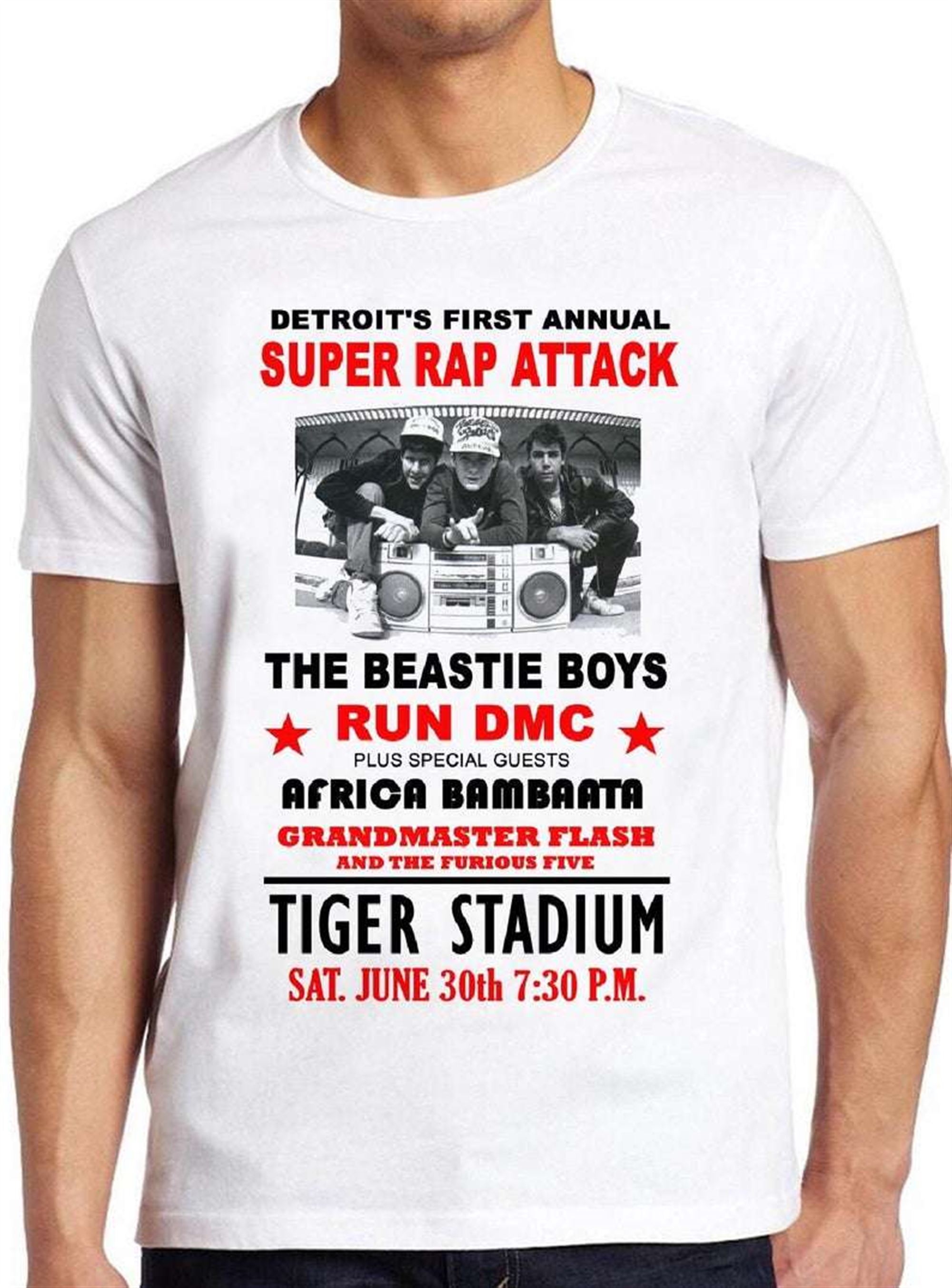 Detroit Super Attack T Shirt Beastie Boys Full Size Up To 5xl