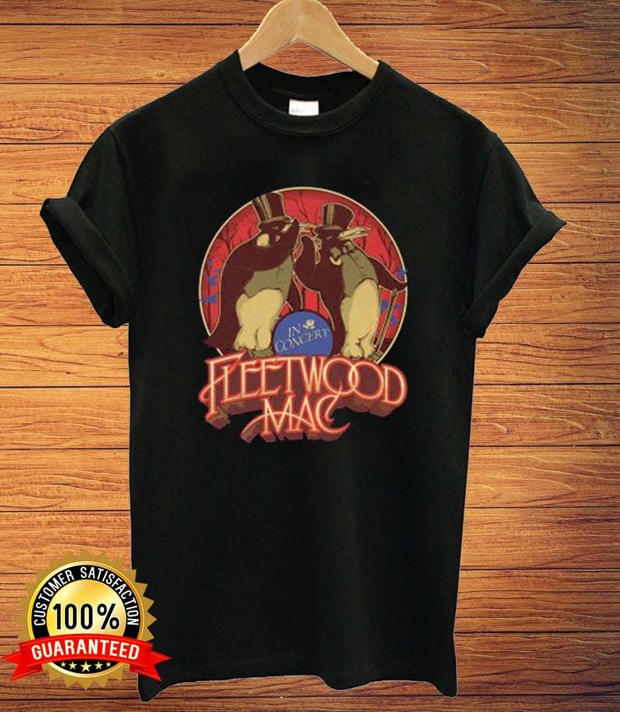 Fleetwood Mac American Tour 77 Crew Vintage Classic Unisex T Shirt Size Up To 5xl