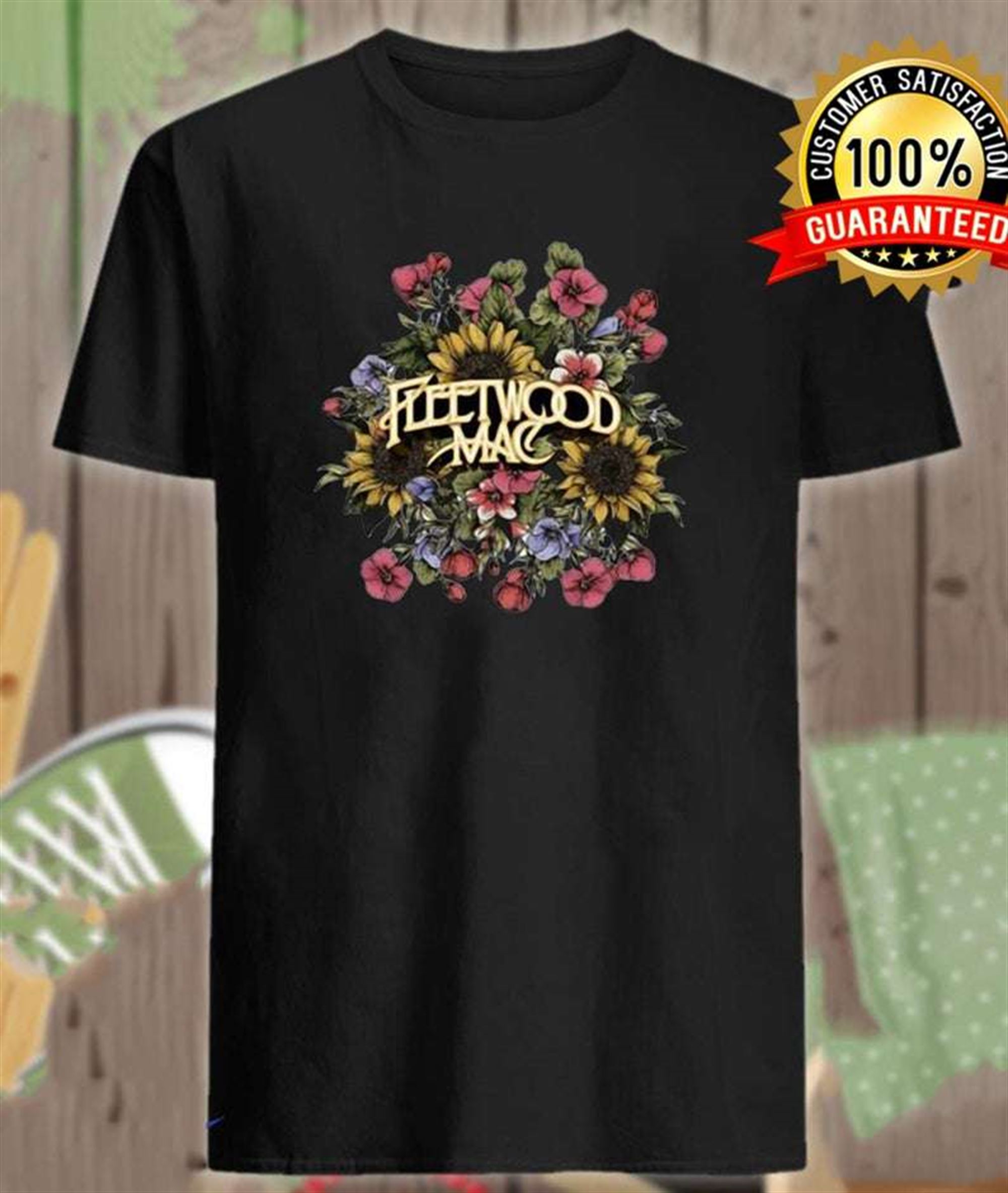 Fleetwood Mac Sunflower Vintage Raglan T Shirt Size Up To 5xl