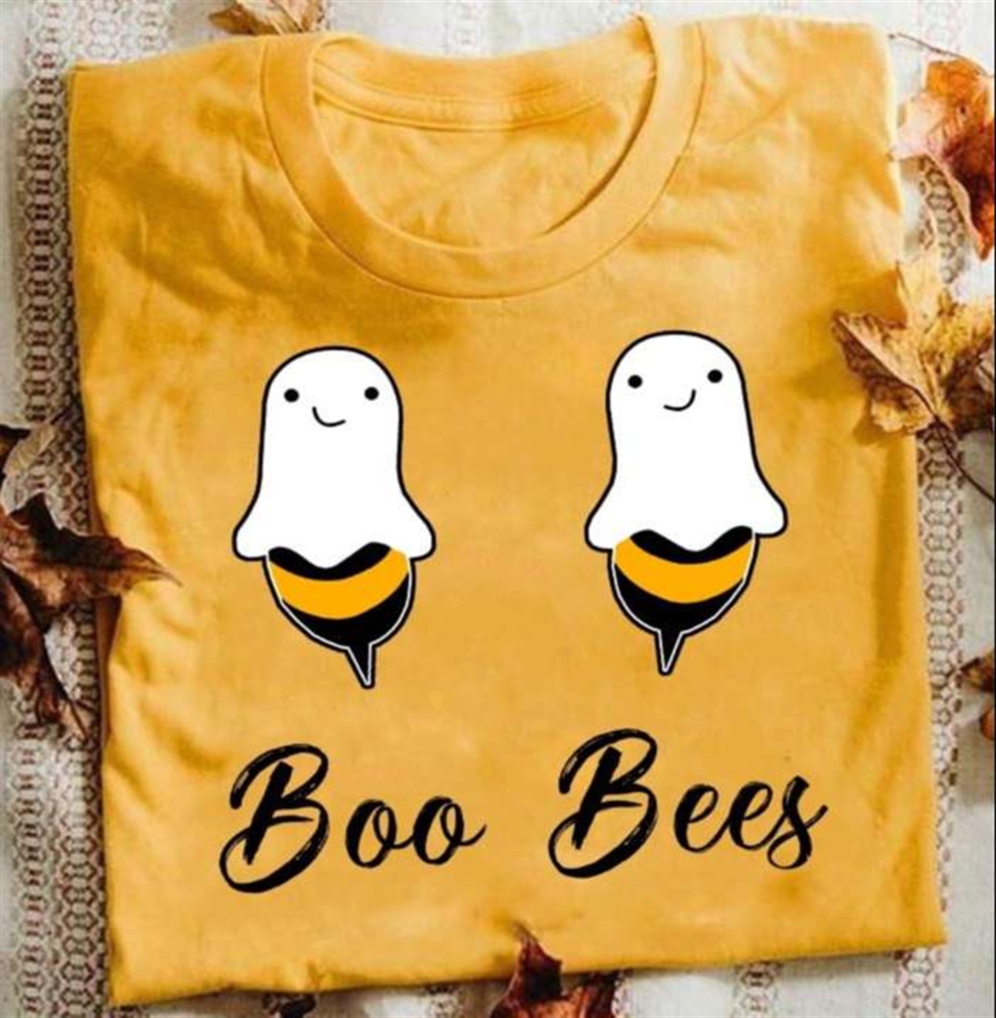 Funny Halloween Shirt Ghost Boo Bees T-shirt Size Up To 5xl