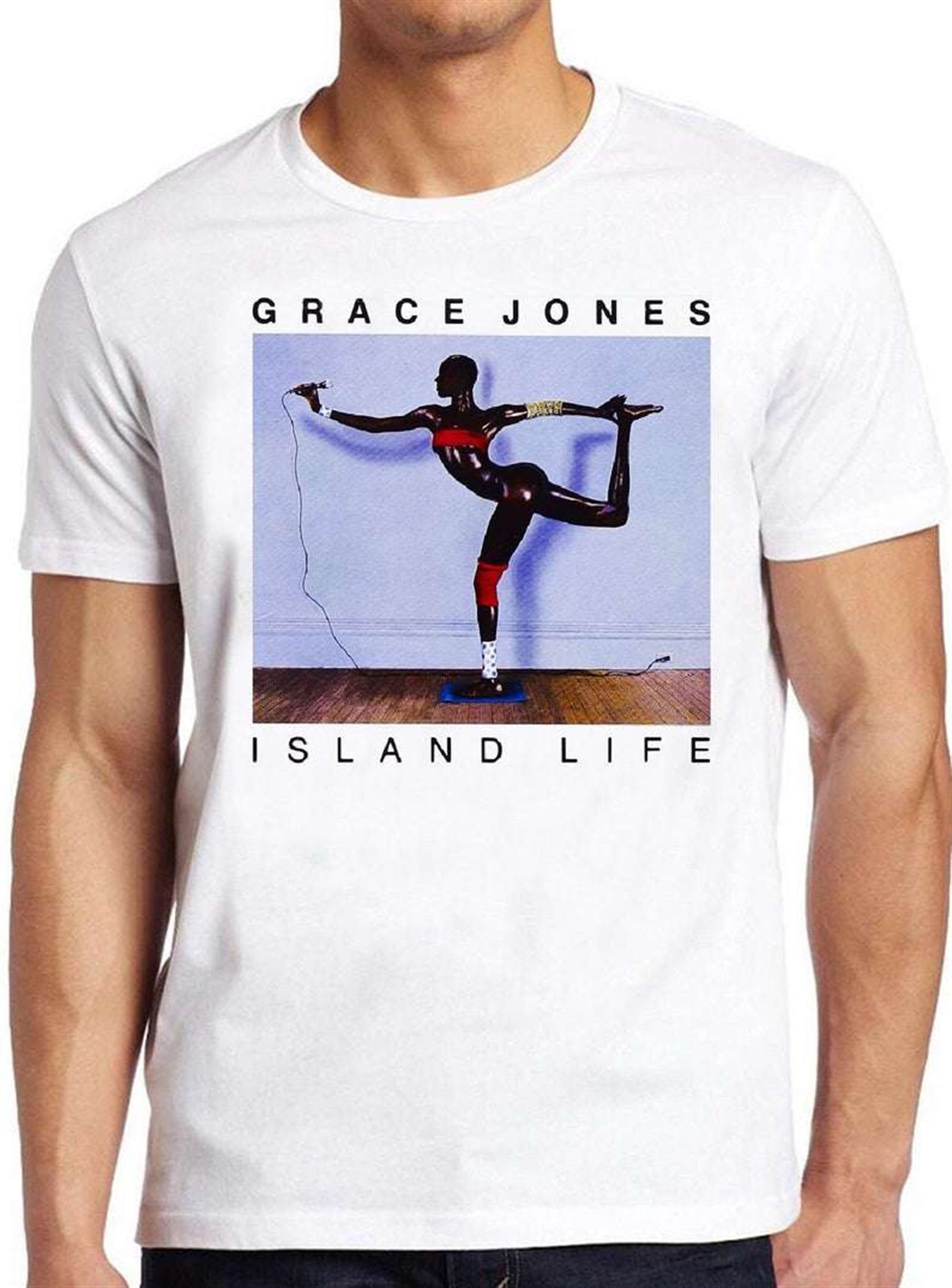 Grace Jones T Shirt Island Life Model Plus Size Up To 5xl