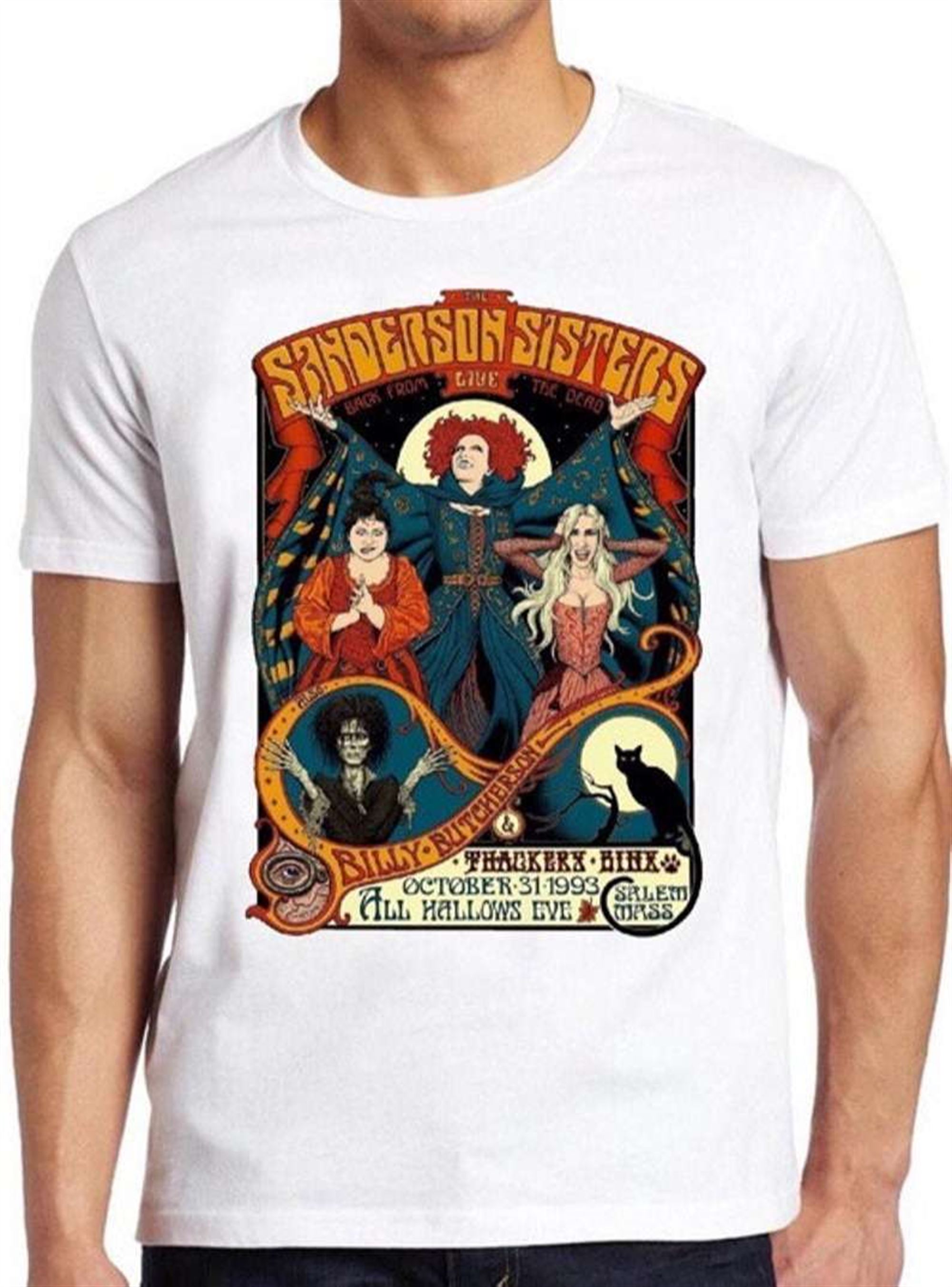 Halloween T Shirt Hocus Pocus Sanderson Sisters Horror Full Size Up To 5xl