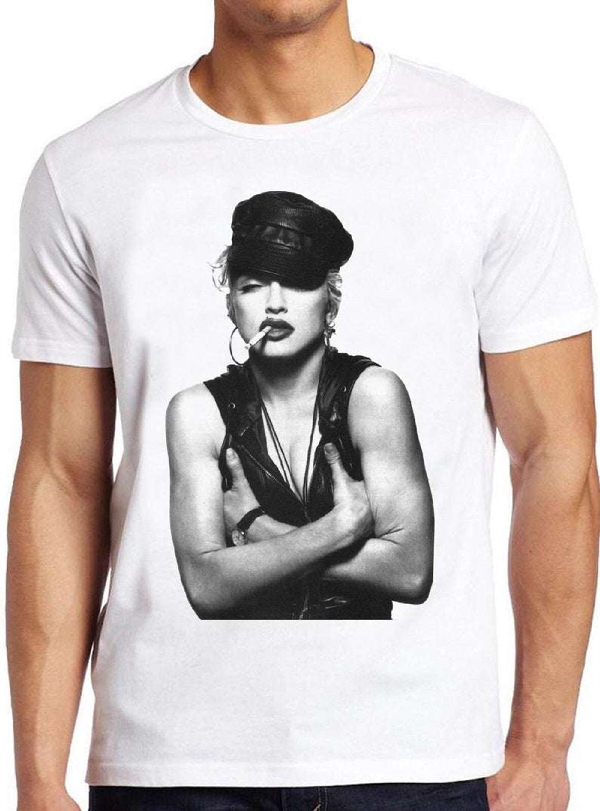 Madonna Smoking T Shirt Size Up To 5xl