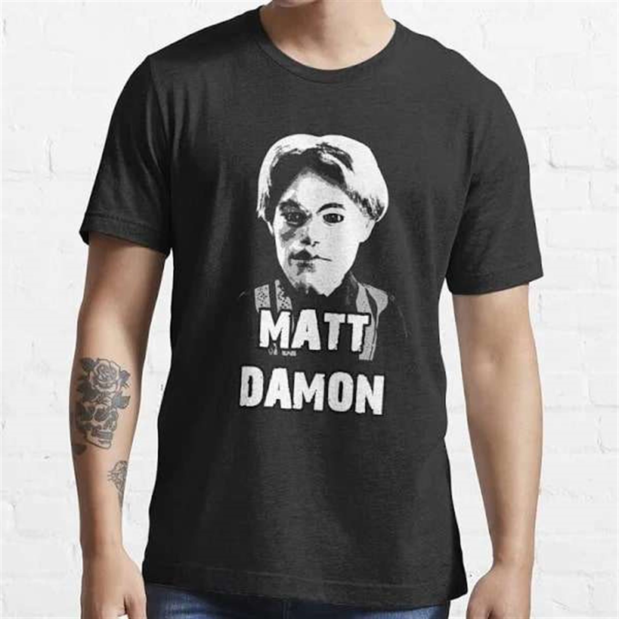 Matt Damon Essential T-shirt Plus Size Up To 5xl