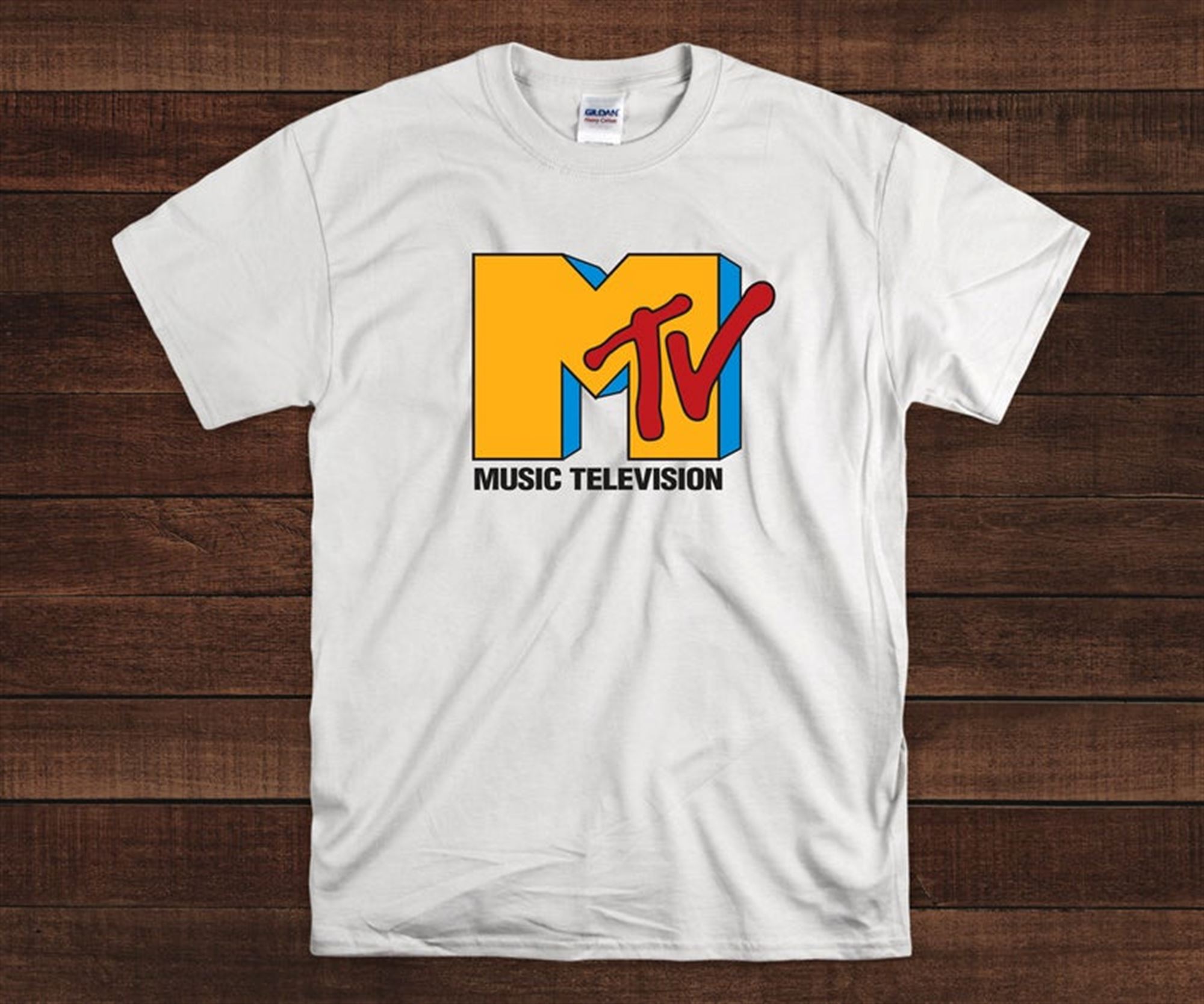 Mtv Turns 40 Year Music T-shirt Full Size Up To 5xl