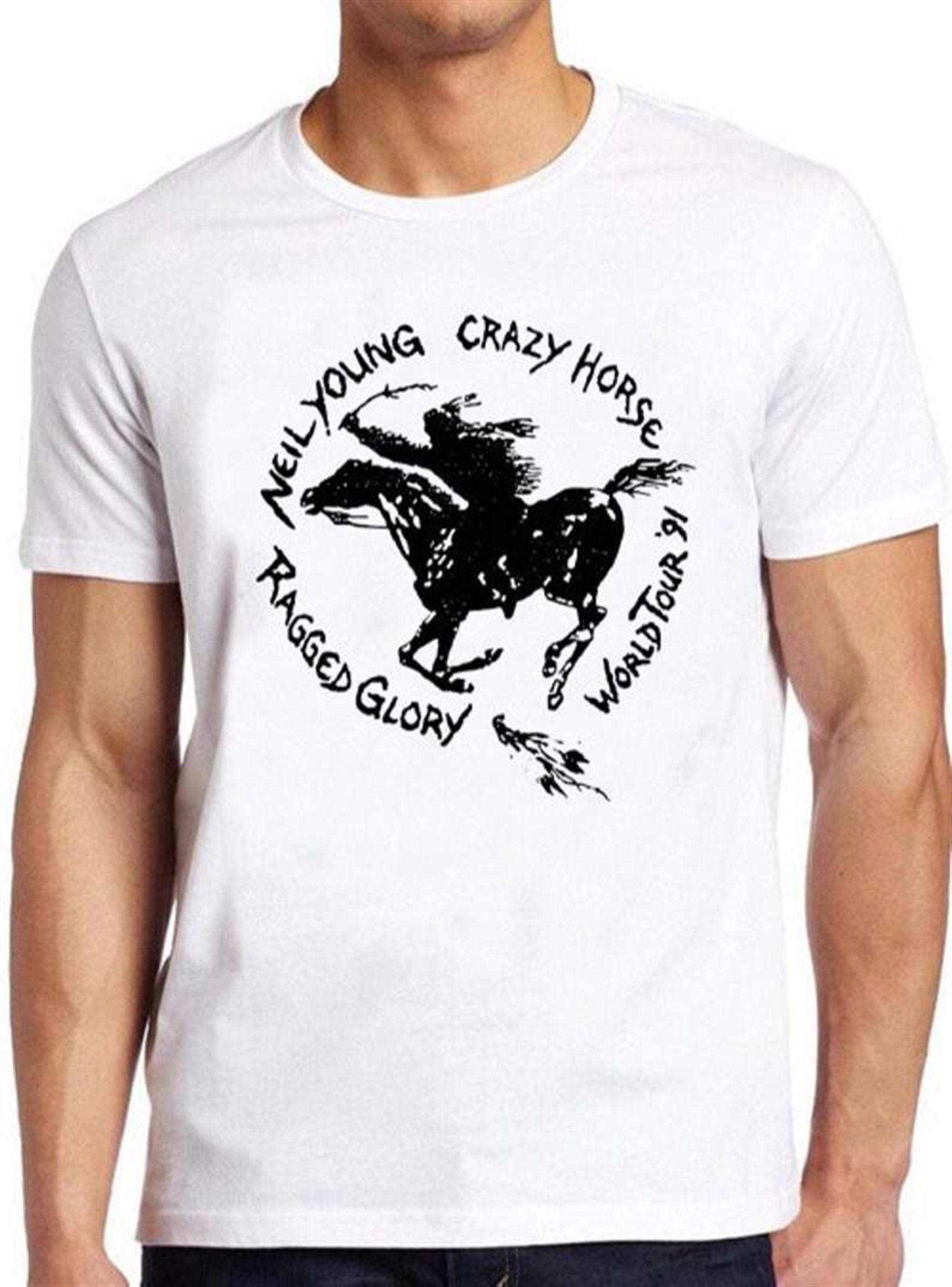 Neil Young Crazy Horse T Shirt Size Up To 5xl