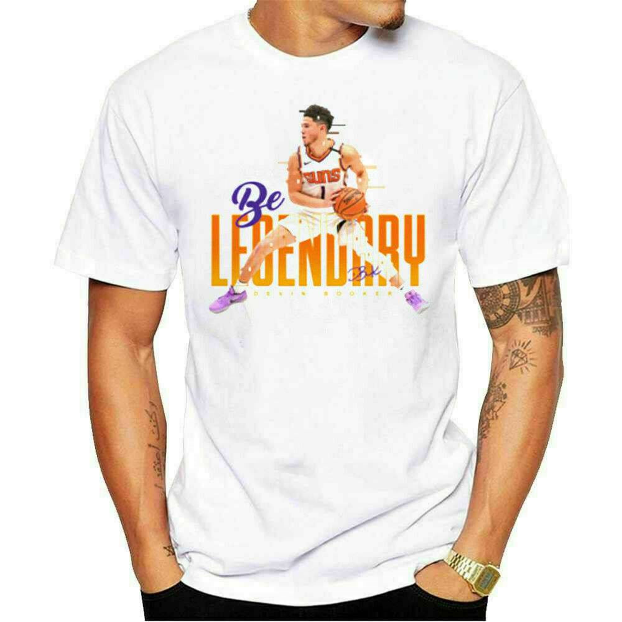 Phoenix Suns Nba Devin Booker T-shirt Full Size Up To 5xl