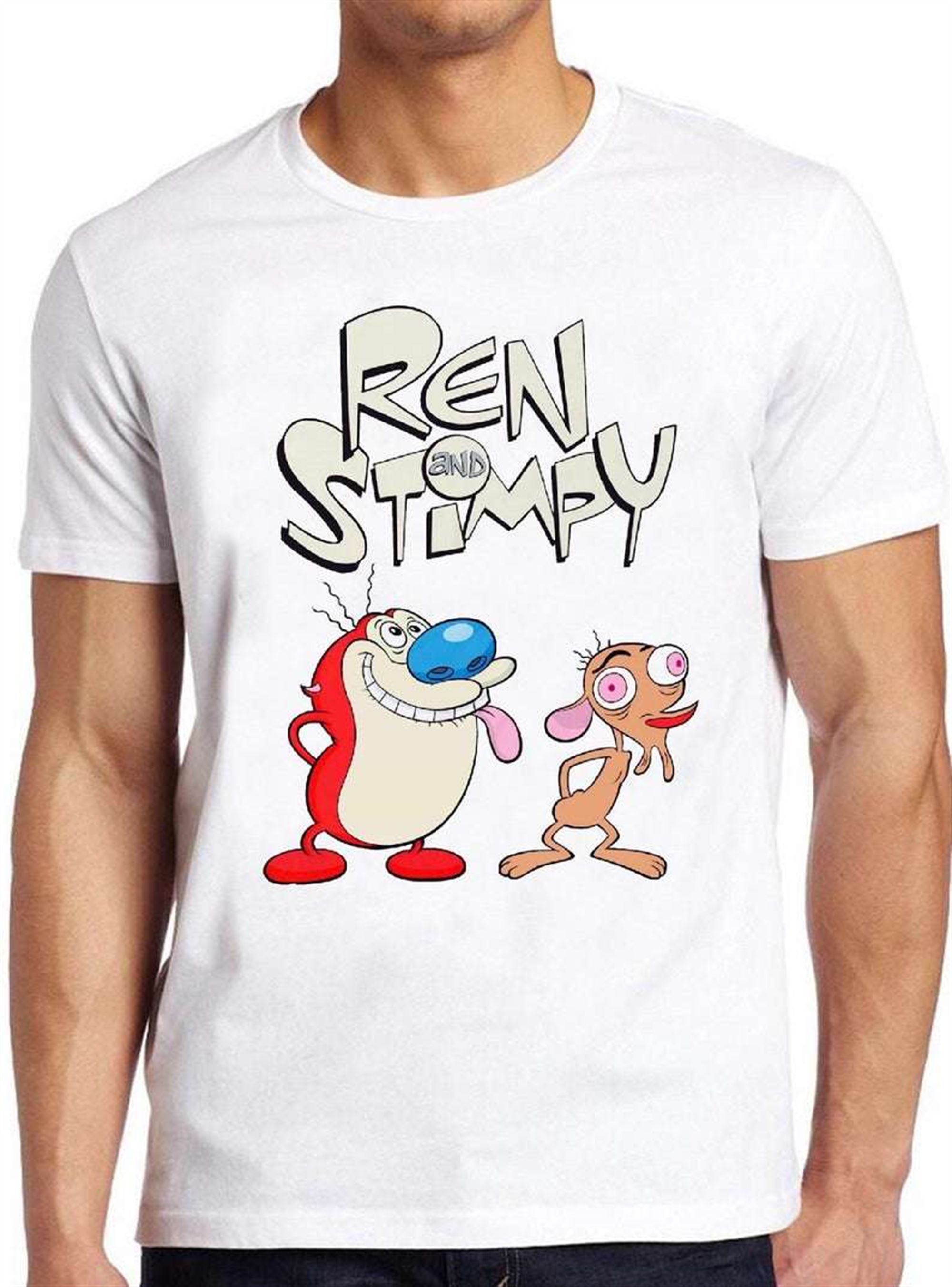 Ren And Stimpy T Shirt Full Size Up To 5xl