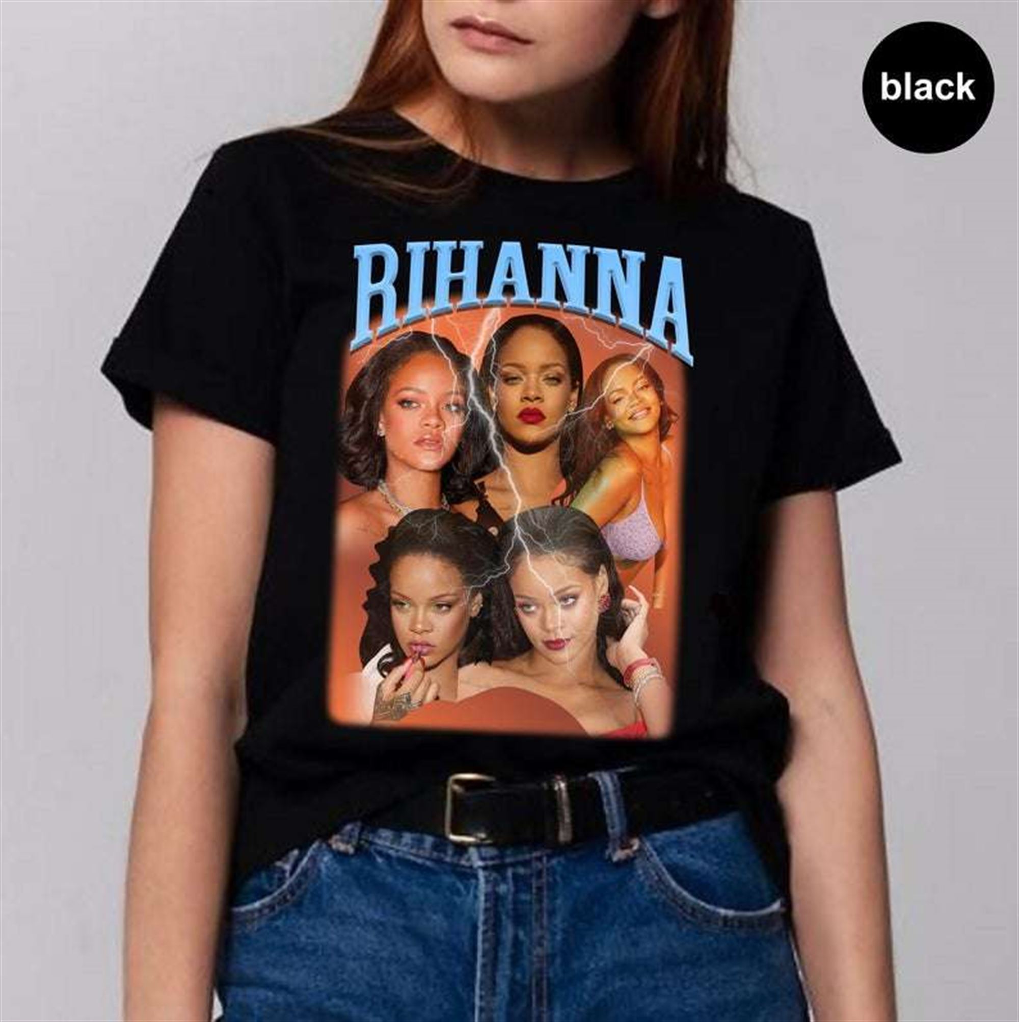Rihanna Vintage Classic T Shirt Size Up To 5xl