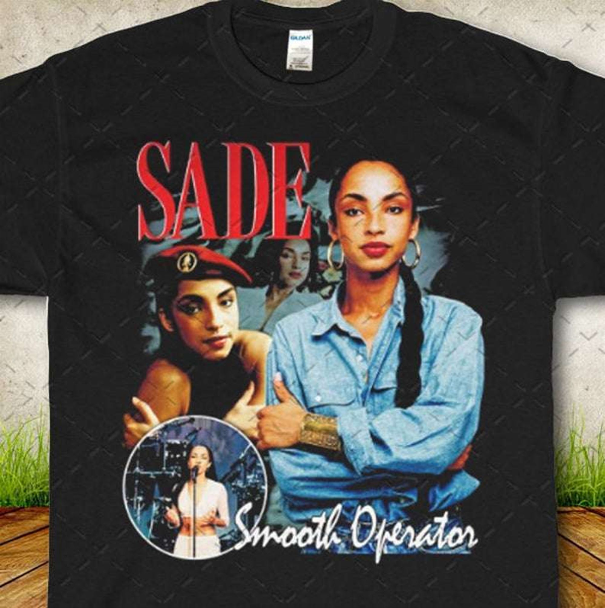 Sade T Shirt Smooth Operator Hip Hop Vintage Plus Size Up To 5xl