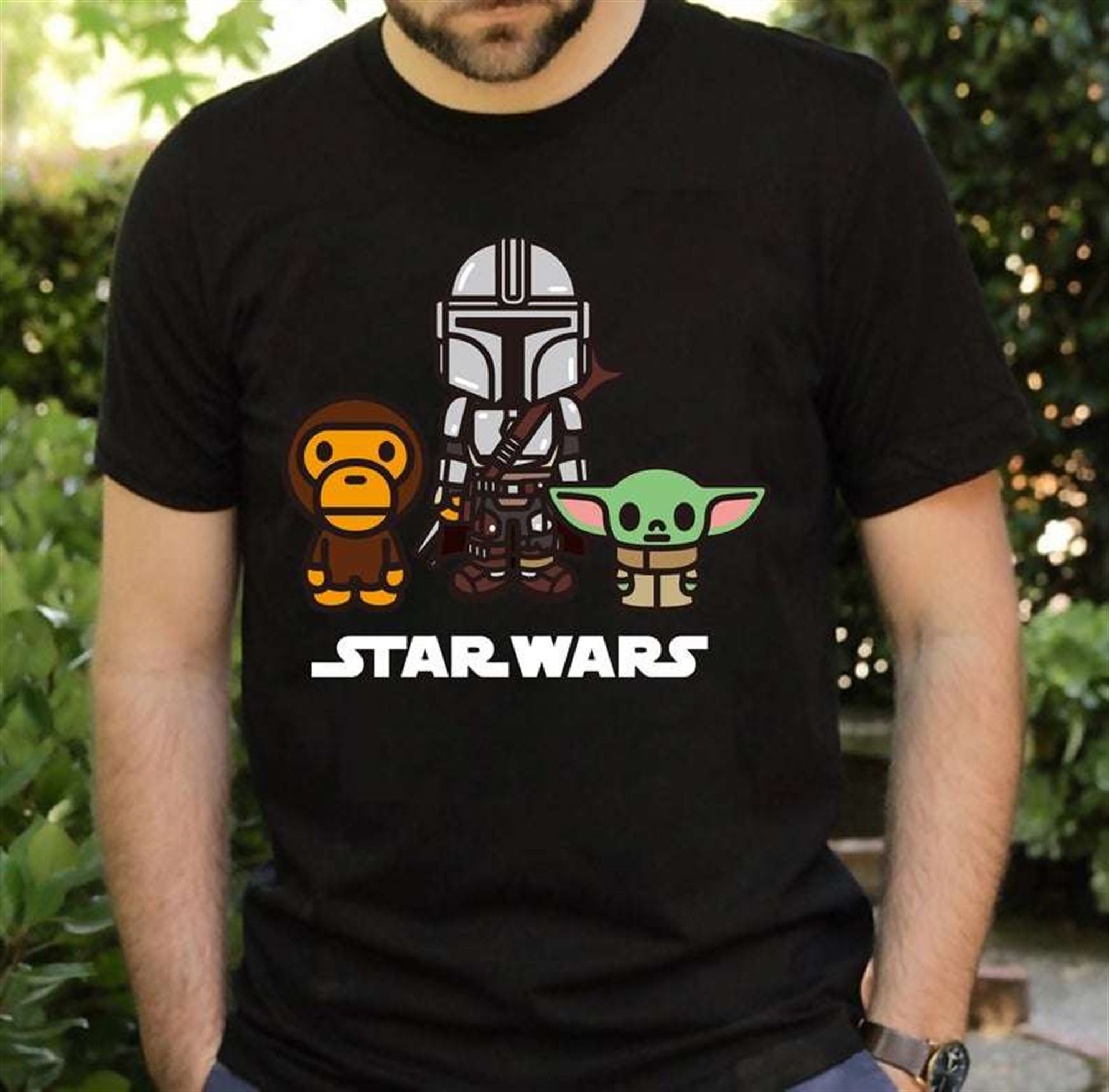 Star Wars The Mandalorian Baby Yoda Vintage Classic Unisex T Shirt Full Size Up To 5xl