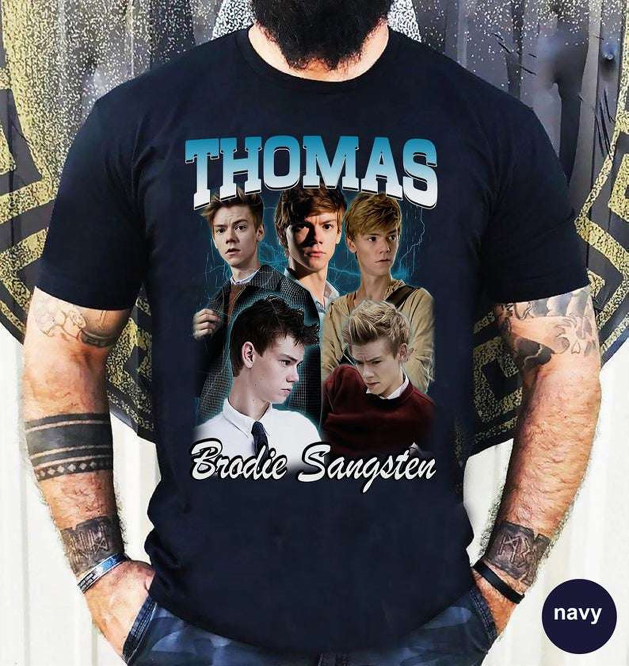 Thomas Brodie Sangster Vintage Classic Unisex T Shirt Full Size Up To 5xl