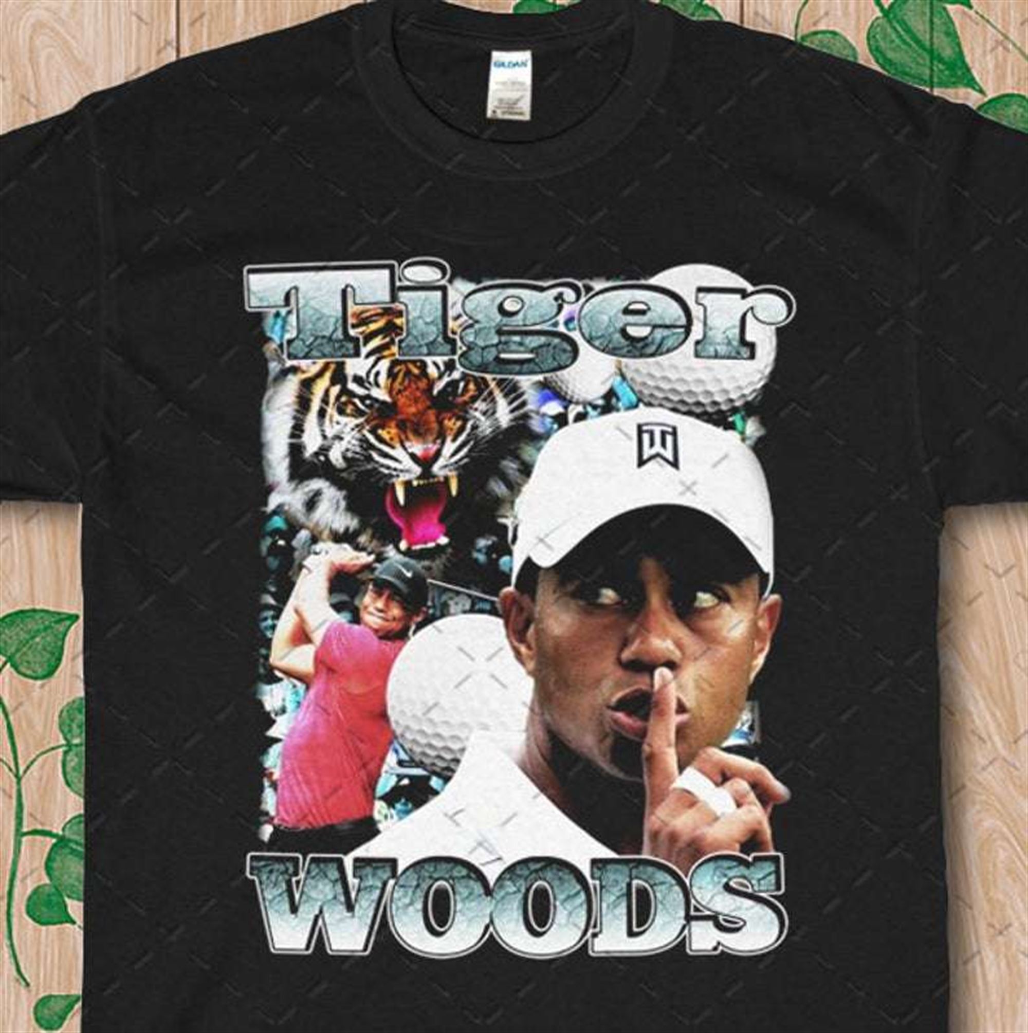 Tiger Wood Golf Vintage T Shirt Full Size Up To 5xl