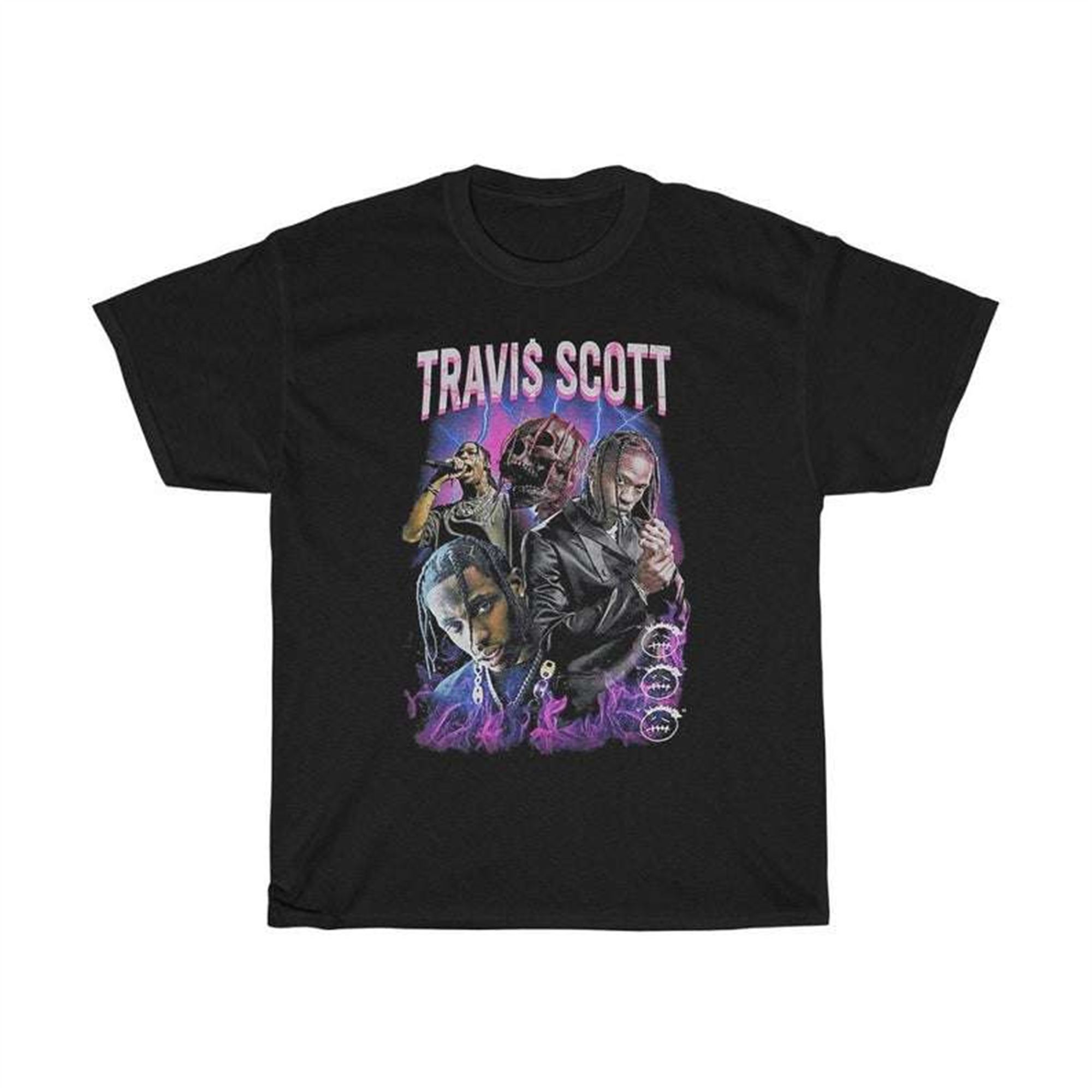 Travis Scott Rap Retro 90s T Shirt Full Size Up To 5xl
