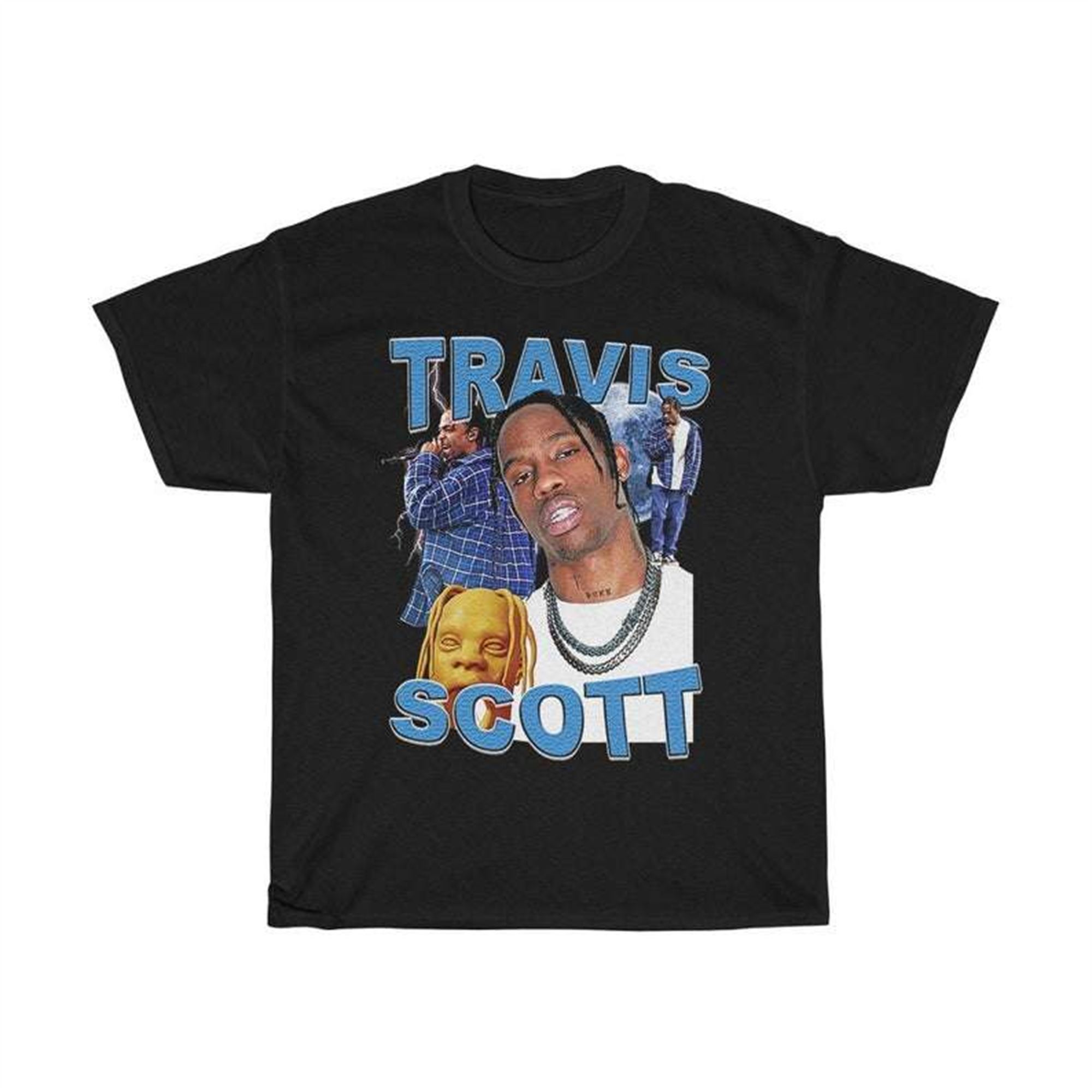 Travis Scott Retro Style Unisex T Shirt Full Size Up To 5xl