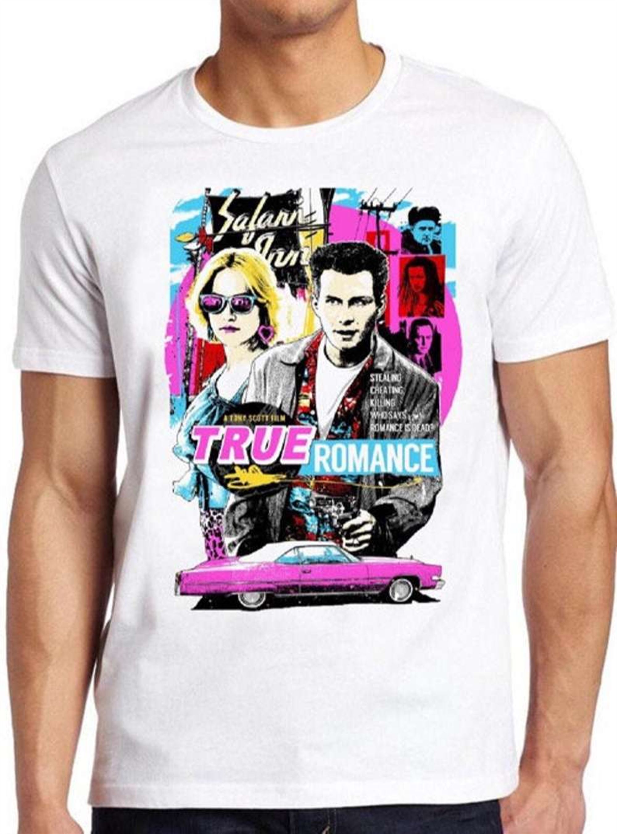 True Romance T Shirt Movie Poster Slater Hopper Tarantino Full Size Up To 5xl