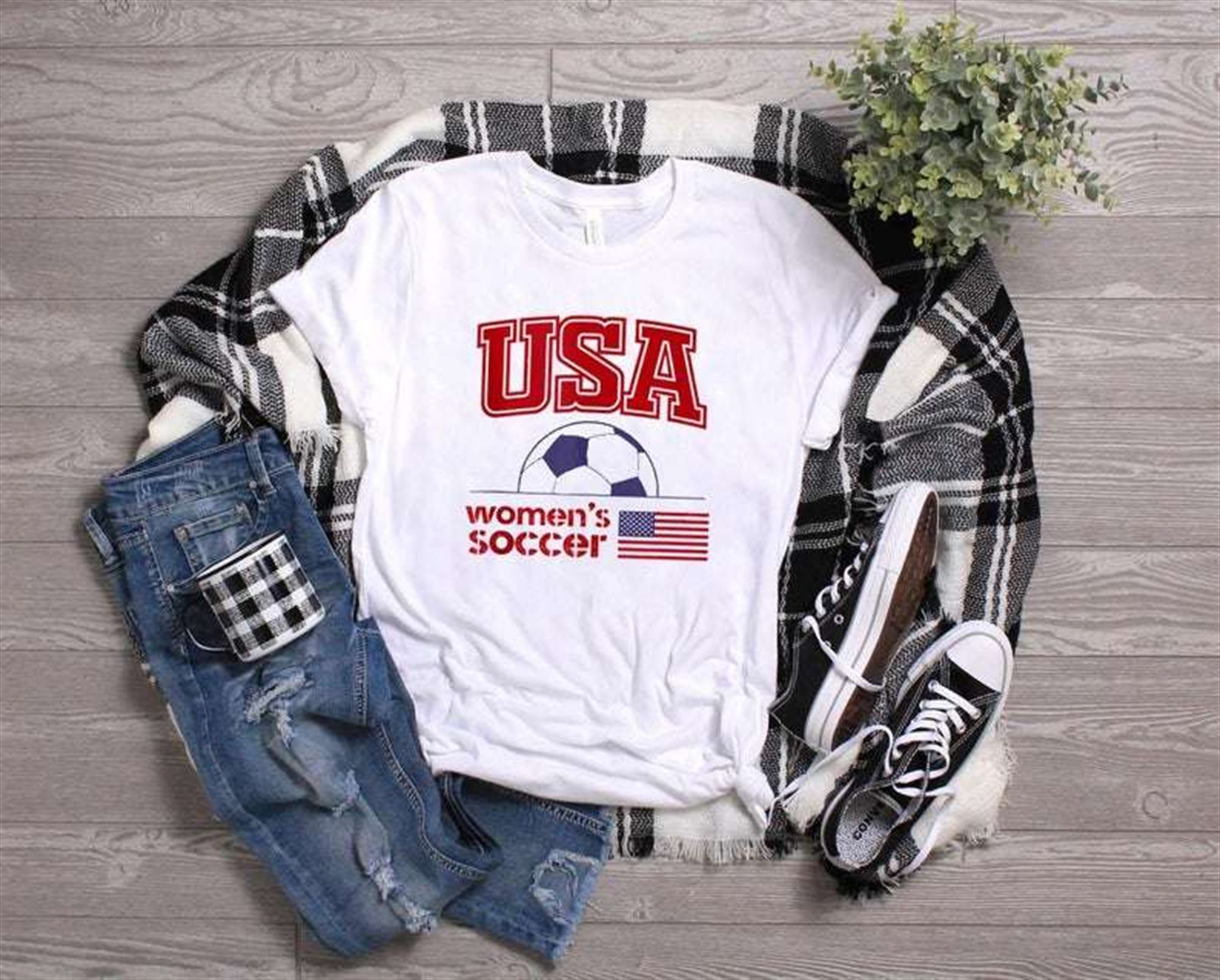 Usa Womens Soccer Womens National Team T-shirt Full Size Up To 5xl