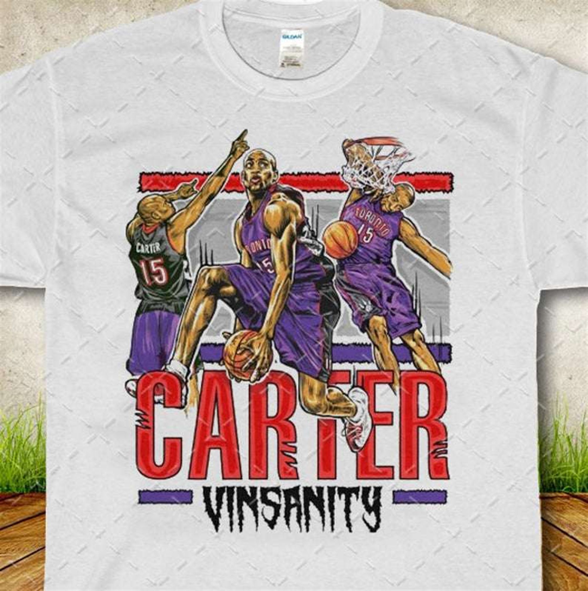 Vince Carter Nba Vinsanity Dunk Contest T Shirt Size Up To 5xl