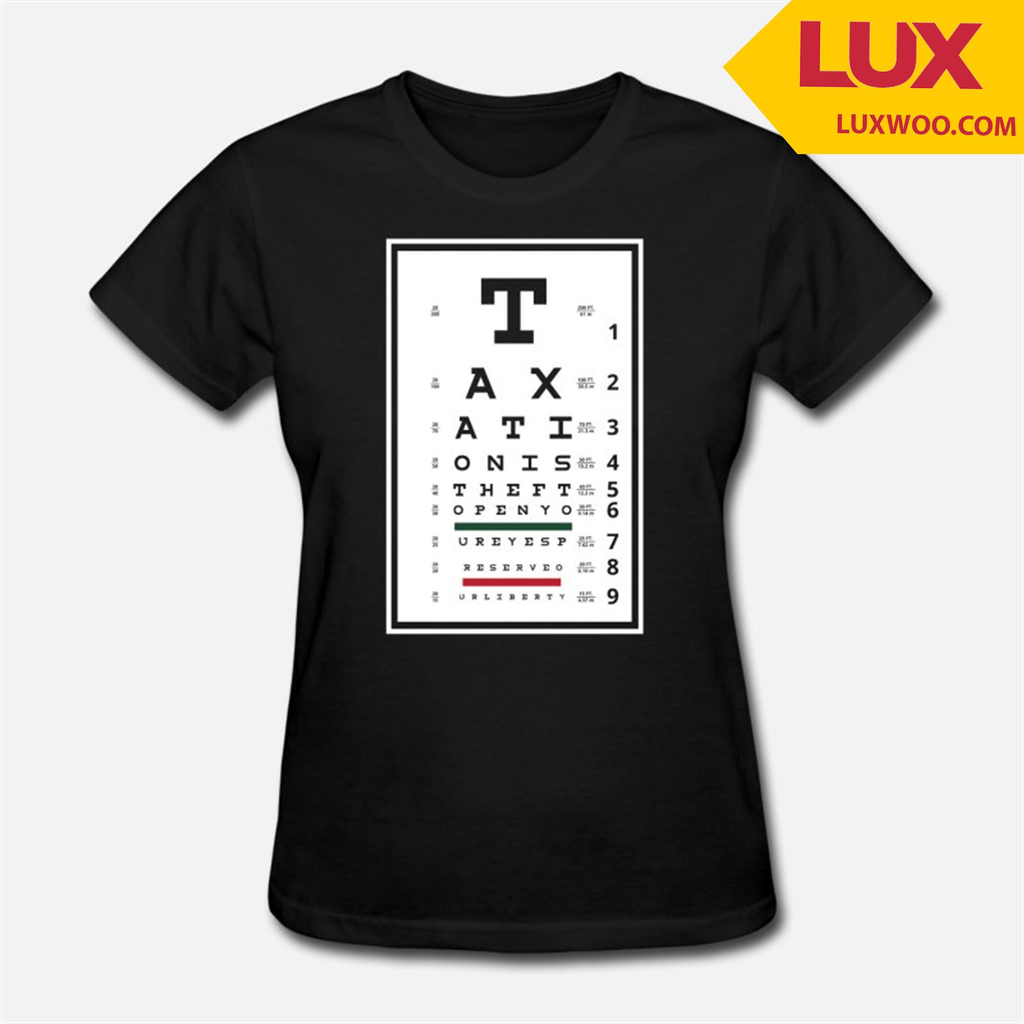 Taxation Is Theft Eye Charteye Part Crossword Shirt