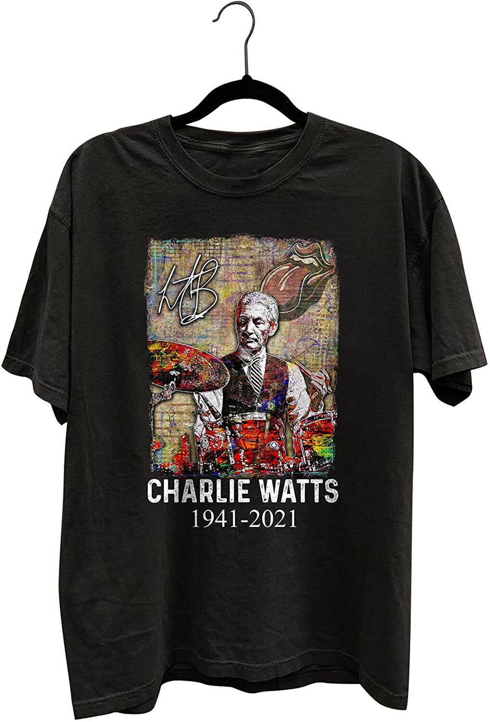 Charlie Watts Shirt Rip Charlie Watts T Shirt The Rolling Stone Shirt