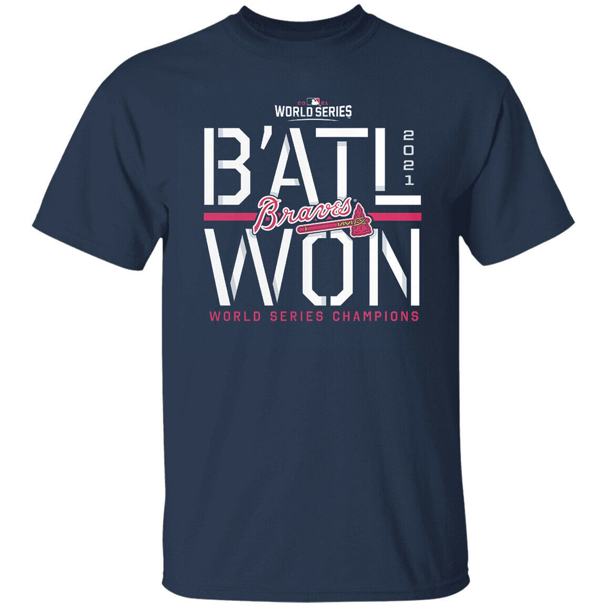 Atlanta Braves 2021 World Series Champions Steal T-shirt S-5xl