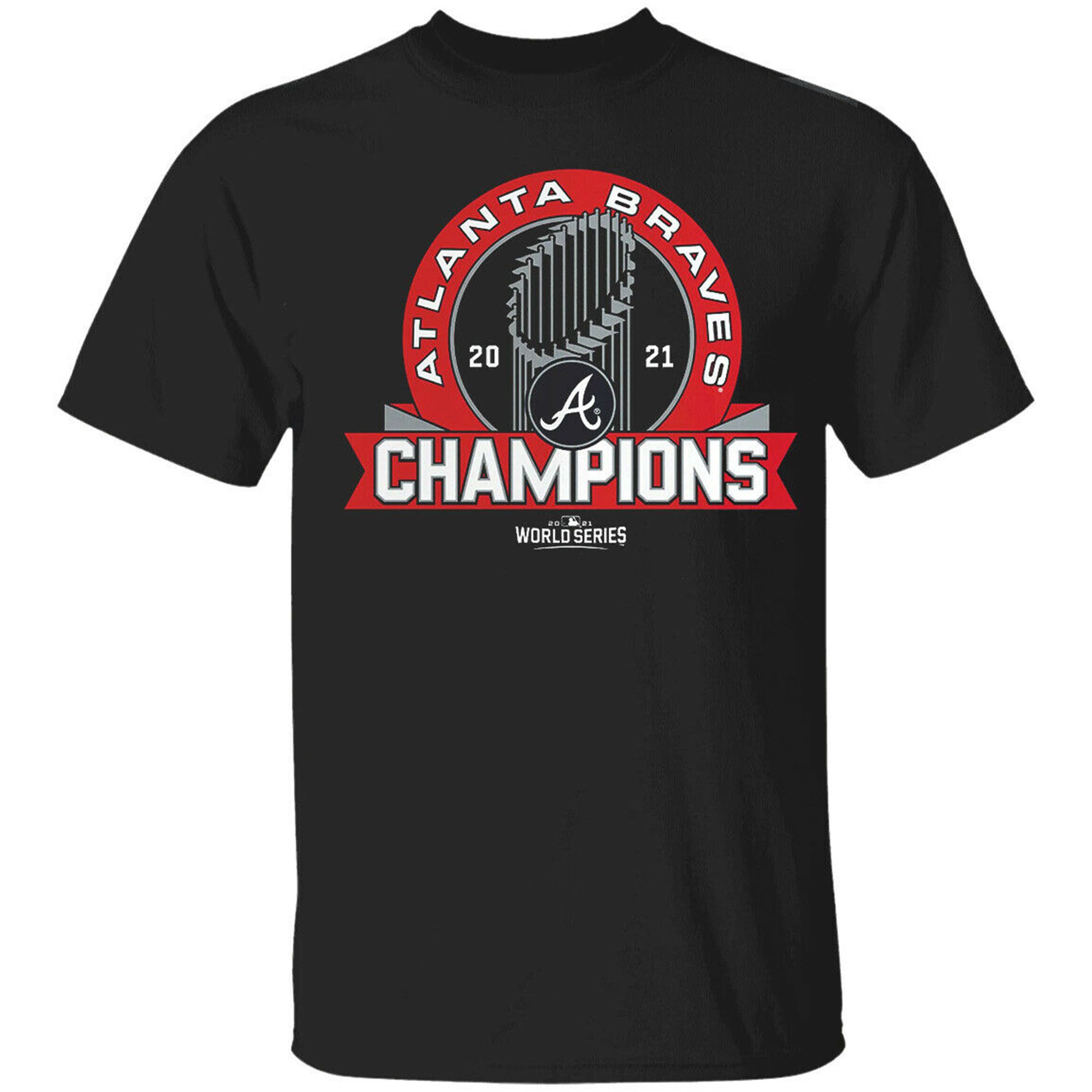 Atlanta Braves 2021 World Series Champions T-shirt Size S-5xl Full Size Up To 5xl