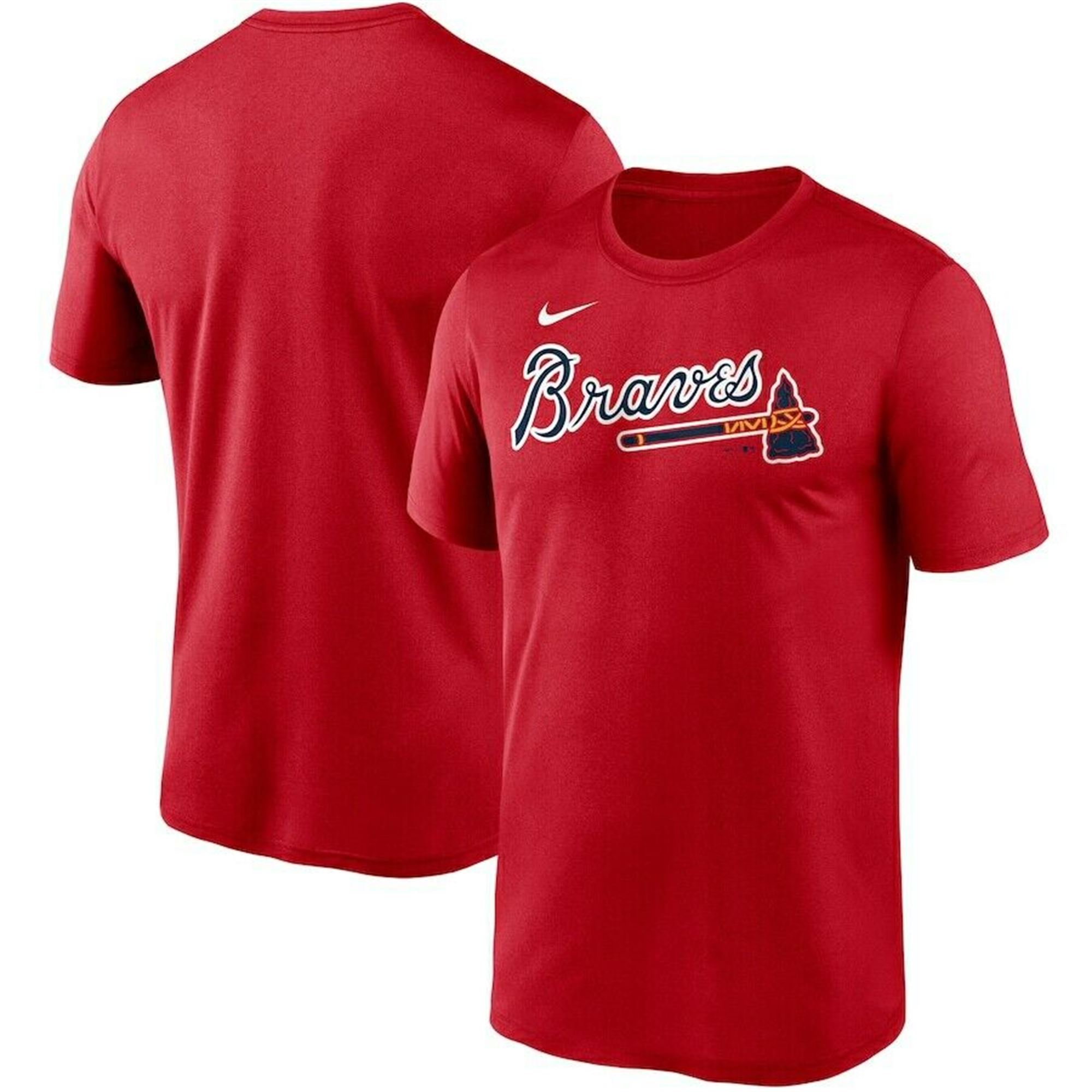 Atlanta Braves Mlb Baseball T Shirt Wordmark Legend T-shirt Champs 2021
