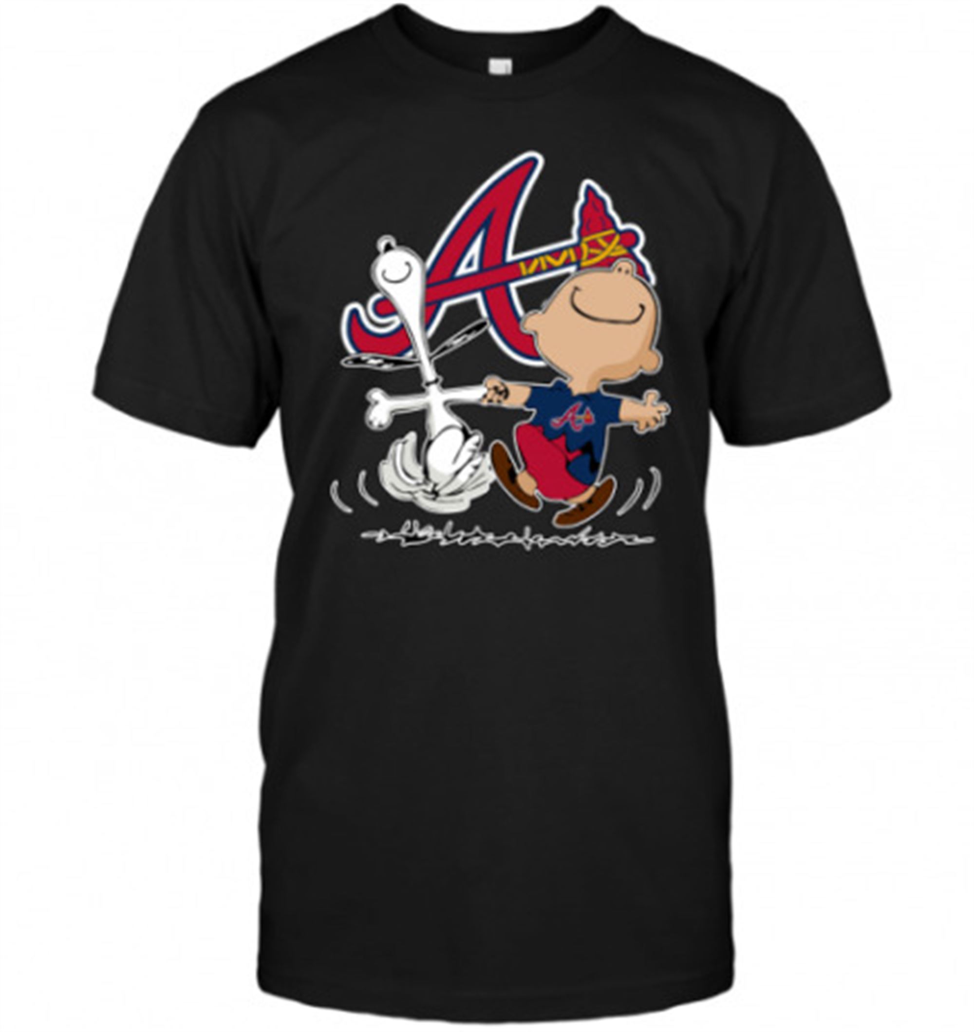 Atlanta Braves T-shirt Baseball Mlb Team Sport World Series Vintage Fan Gift Tee