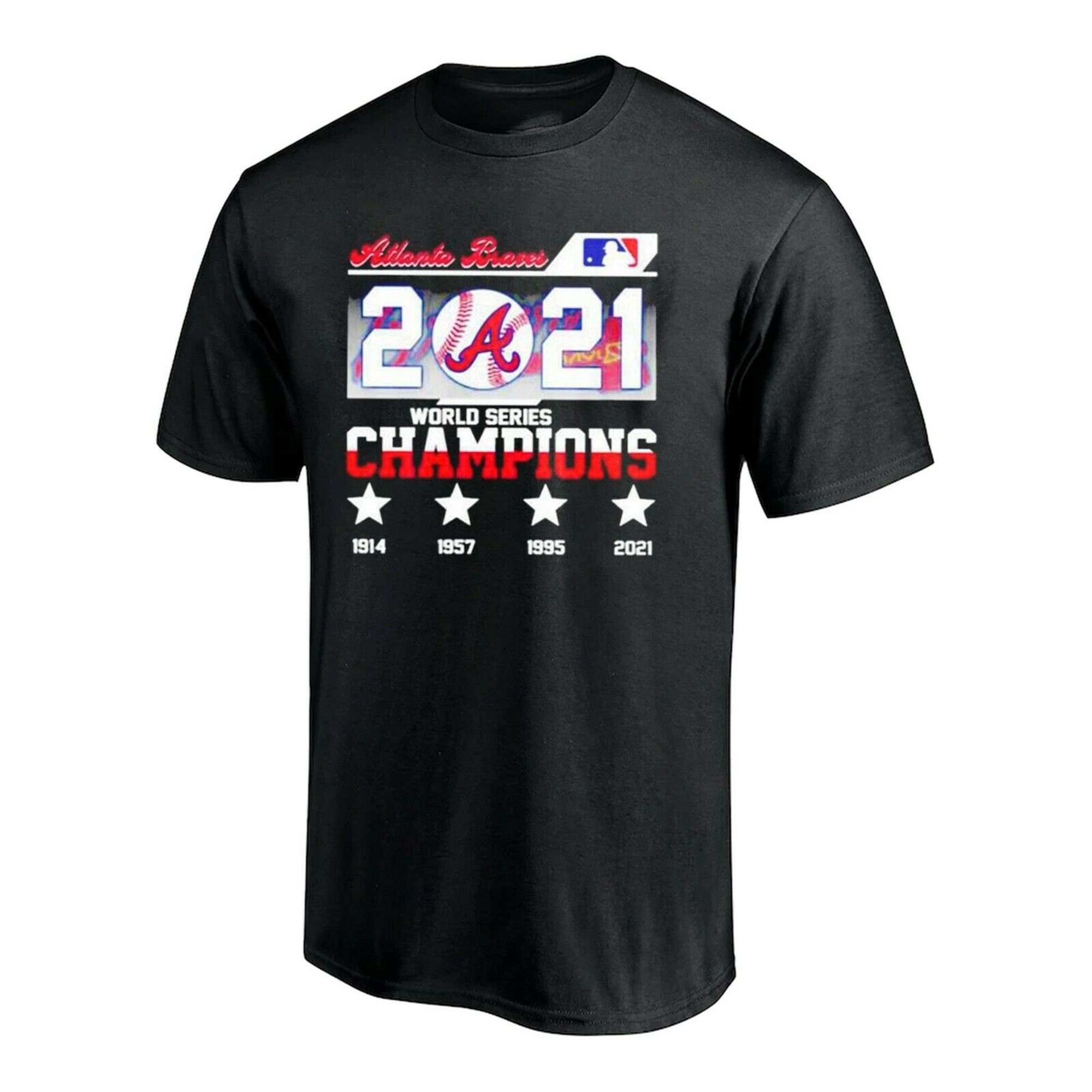 Braves 2021 World Series Champs Atlanta Braves 4 Times Champions T-shirt