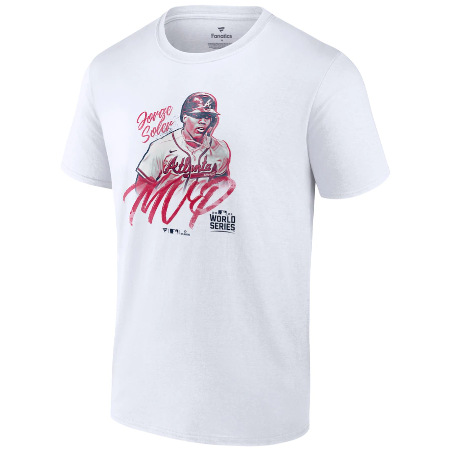 Jorge Soler Atlanta Braves 2021 World Series Champions Mvp T-shirt Size Up To 5xl