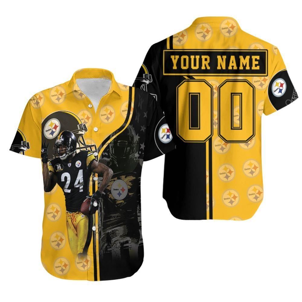 24 Justin Gilbert 24 Player Pittsburgh Steelers Personalized 2020 NFL Personalized Hawaii Shirt
