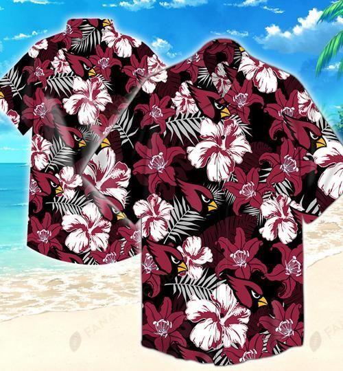 NFL Arizona Cardinals Flower Hawaii 3d Shirt
