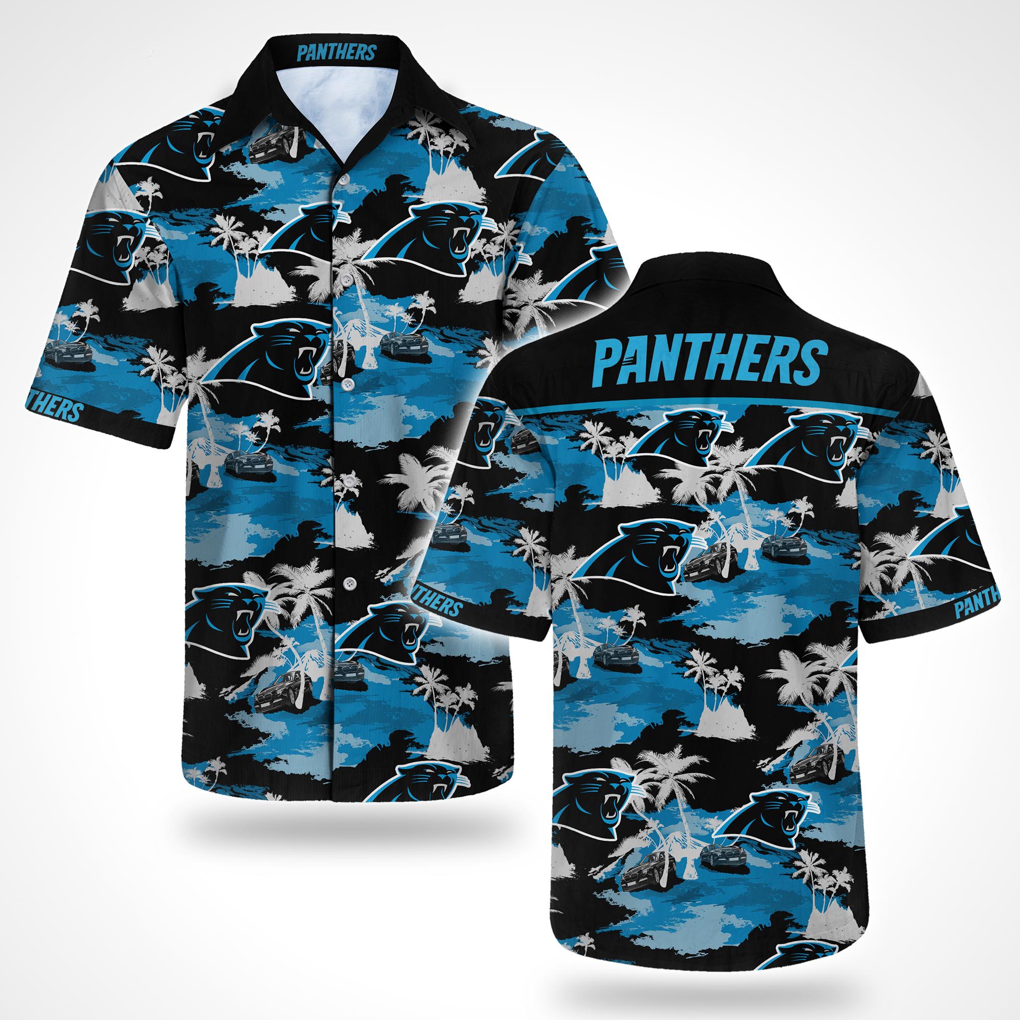 NFL Carolina Panthers Hawaii Shirt 3d 1