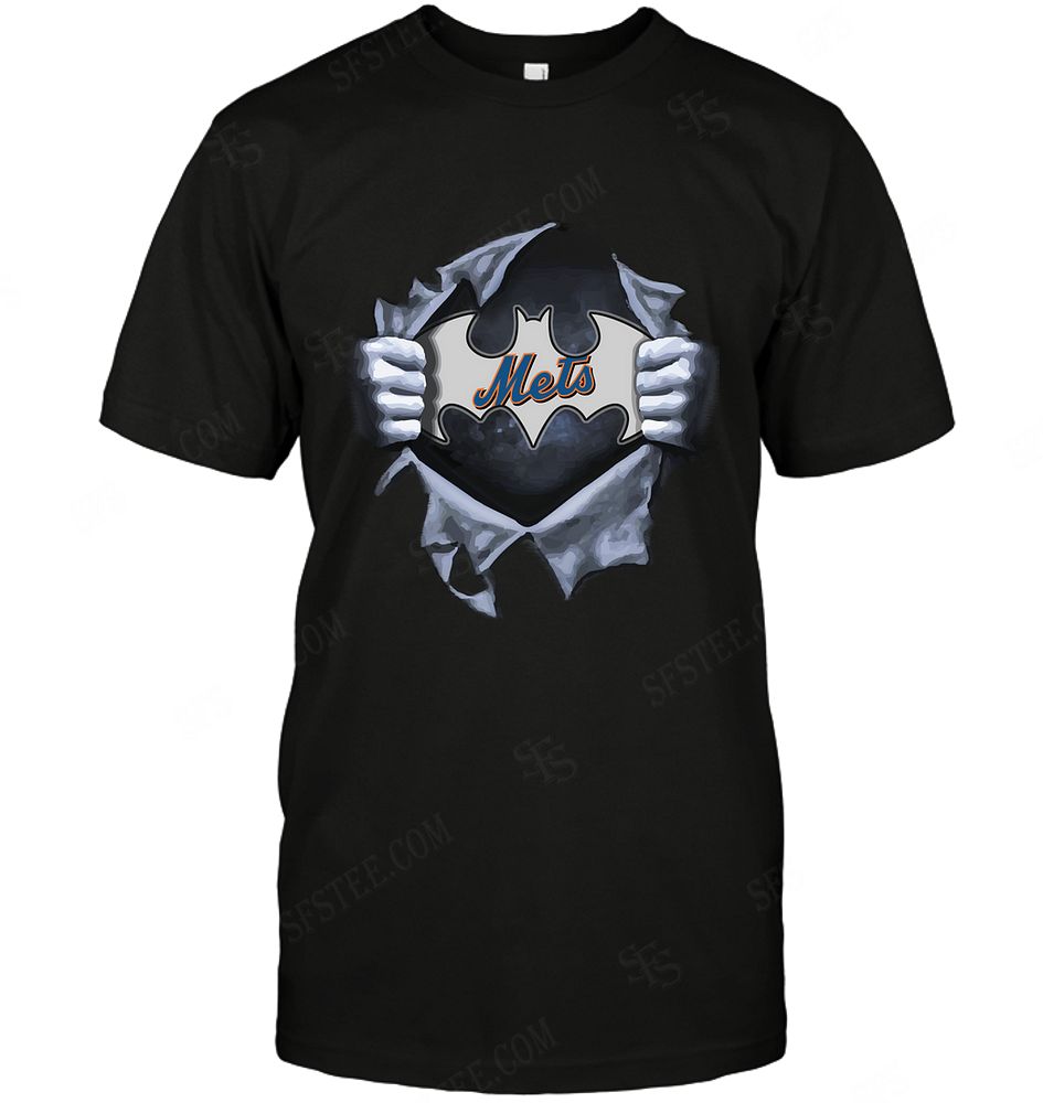Mlb New York Mets Batman Logo Dc Marvel Jersey Superhero Avenger Shirt Full Size Up To 5xl