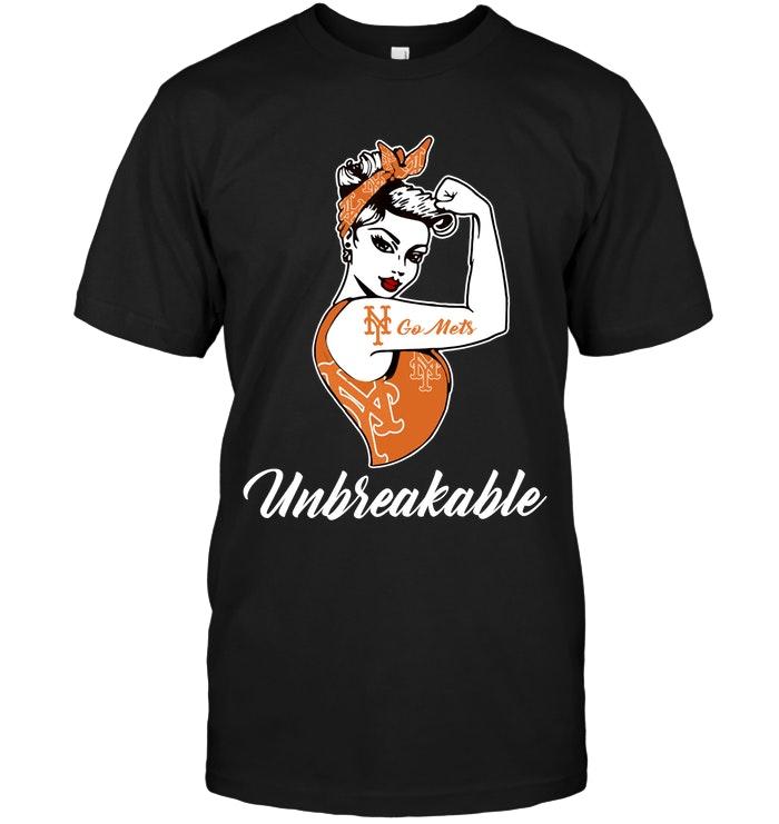 Mlb New York Mets Go New York Mets Unbreakable Girl Shirt Full Size Up To 5xl