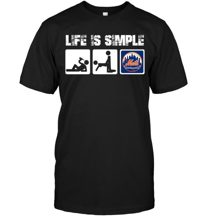 Mlb New York Mets Life Is Simple Shirt Plus Size Up To 5xl