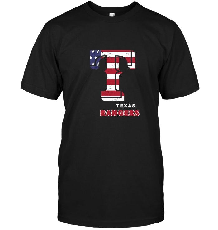 Mlb Texas Rangers 4th July Independence Day American Flag Shirt Plus Size Up To 5xl