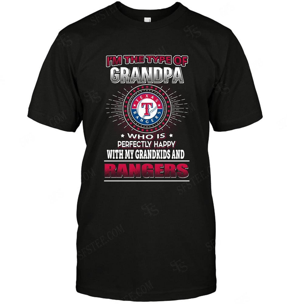 Mlb Texas Rangers Grandpa Loves Grandkids Sweater Plus Size Up To 5xl