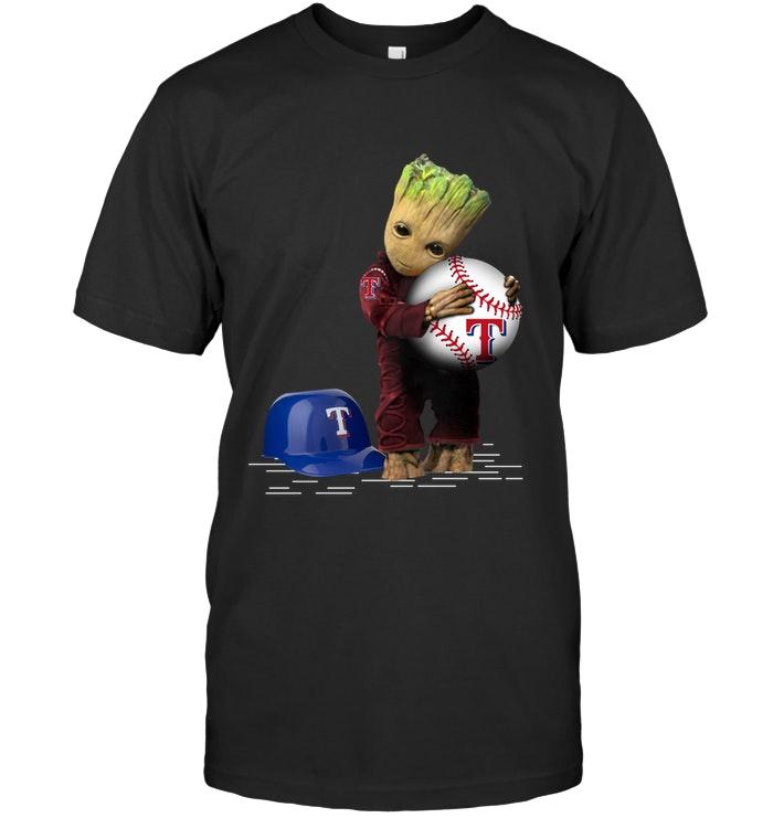 Mlb Texas Rangers Groot Loves Texas Rangers Fan Shirt Sweater Plus Size Up To 5xl